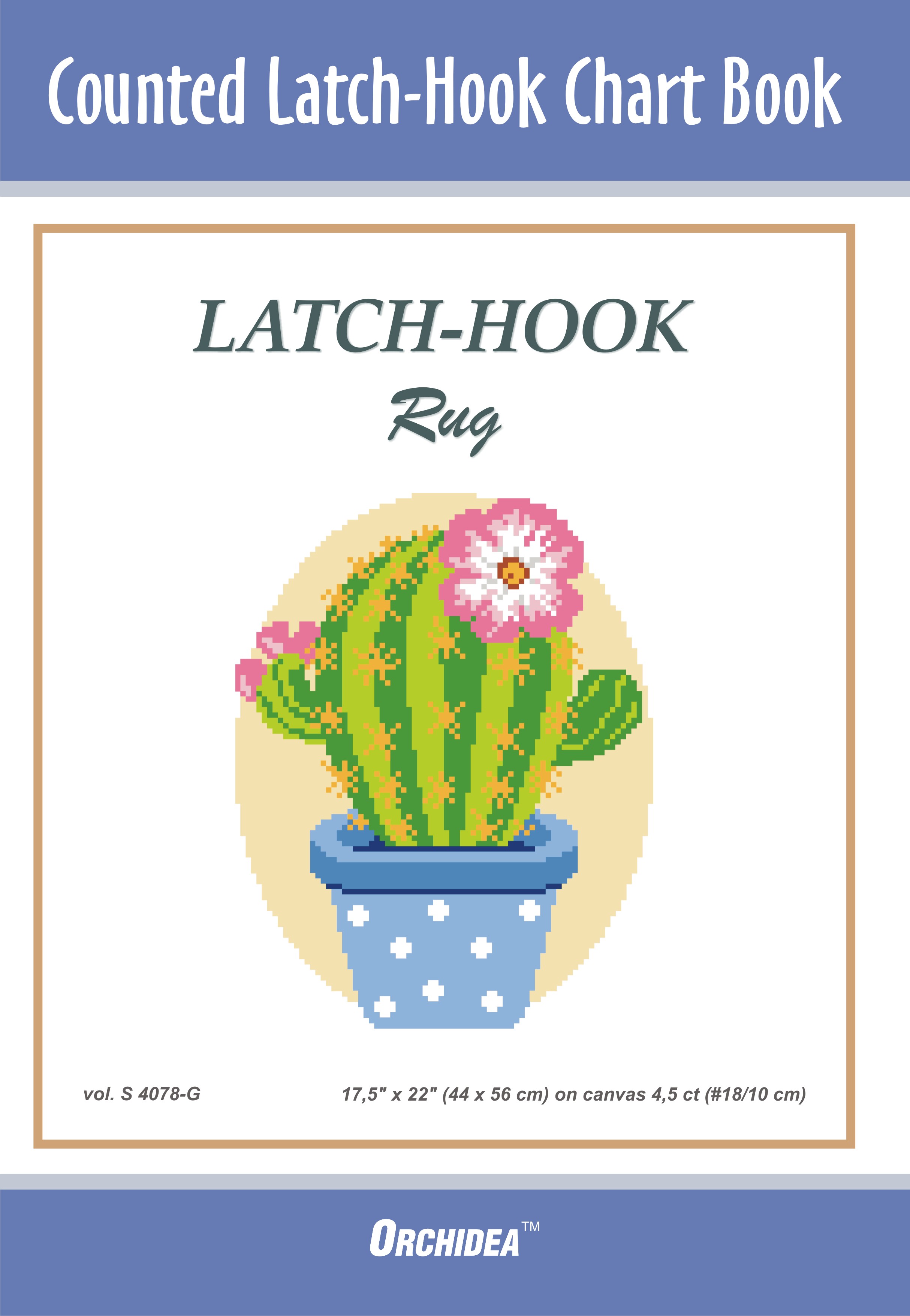 Latch Hook Chart Cactus Orchidea Groves and Banks