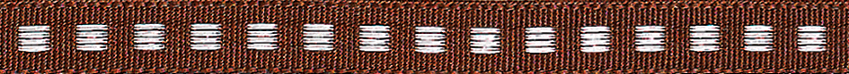 Picture of Ribbon: Box Stitch: 5m x 7mm: Brown
