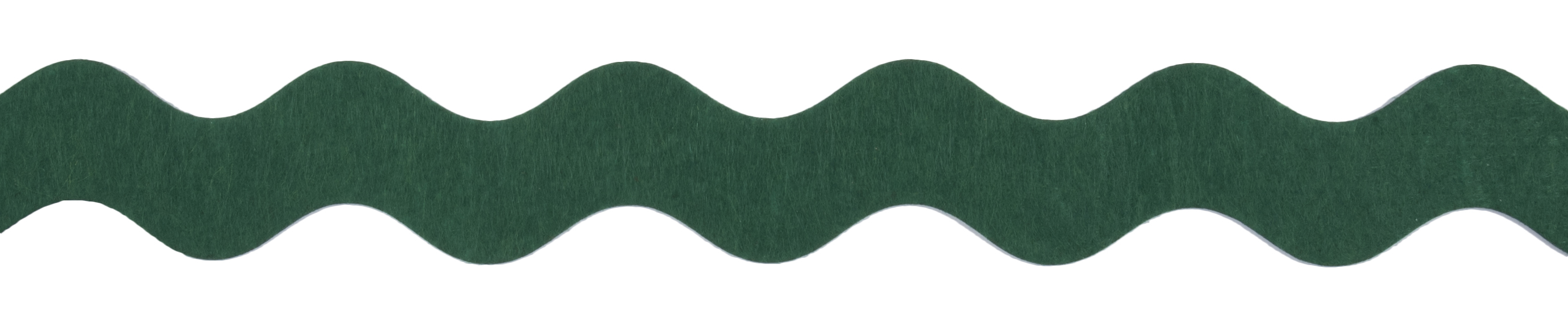 Trim Ric Rac Giant Felt 25m x 35mm Green Trimits Groves and Banks