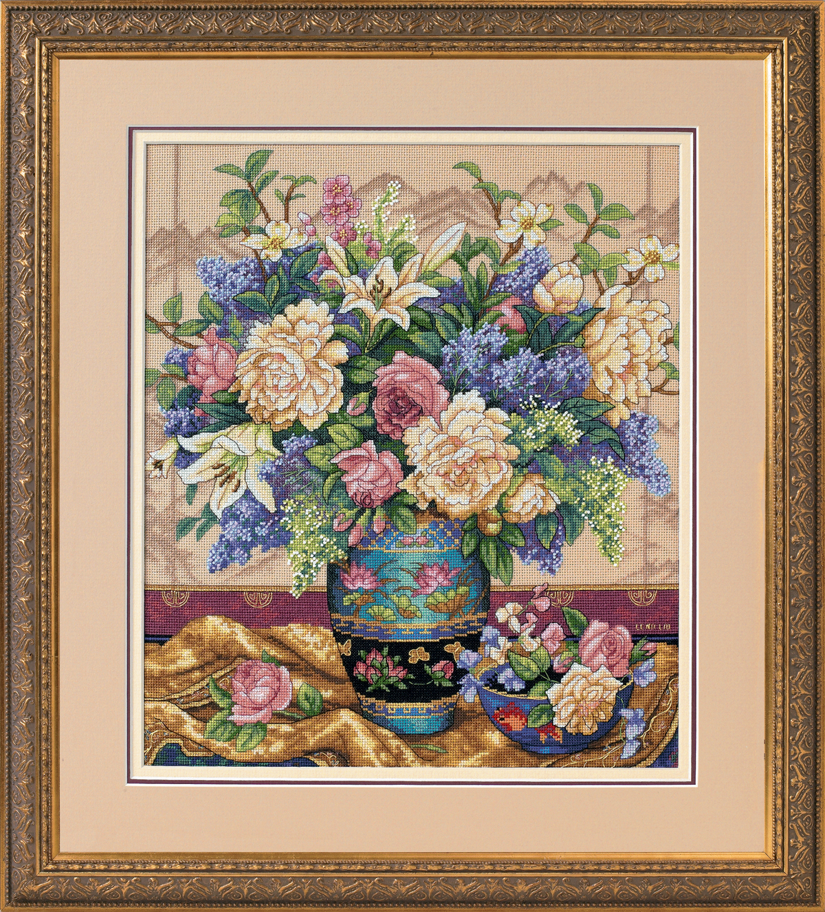Picture of Gold: Counted Cross Stitch Kit: Oriental Splendor