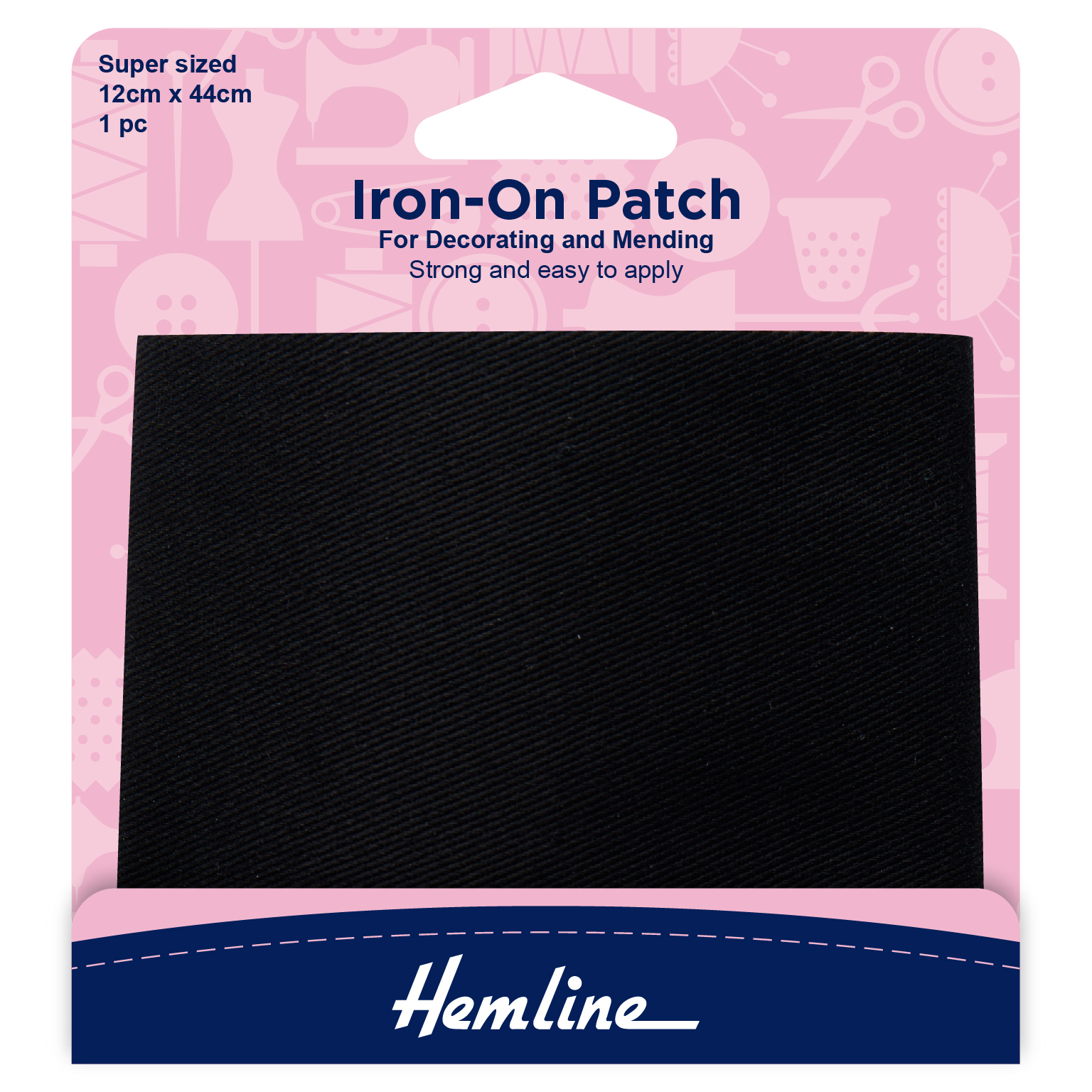 iron-on-repair-fabric-black-12-x-44cm-hemline-groves-and-banks