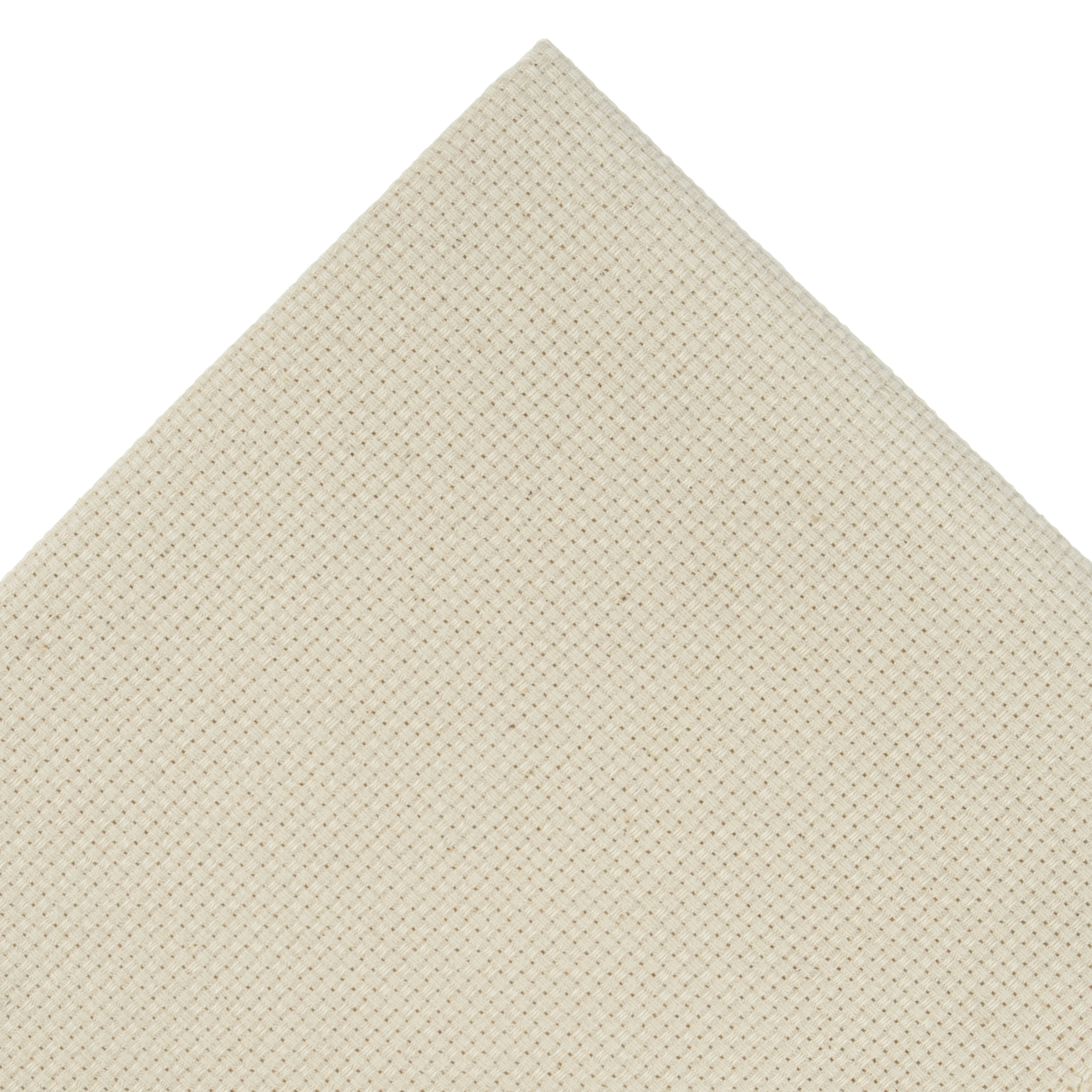 Punch Needle Fabric: 11 Count: 70 x 80cm: Cream: 1 Piece - Trimits