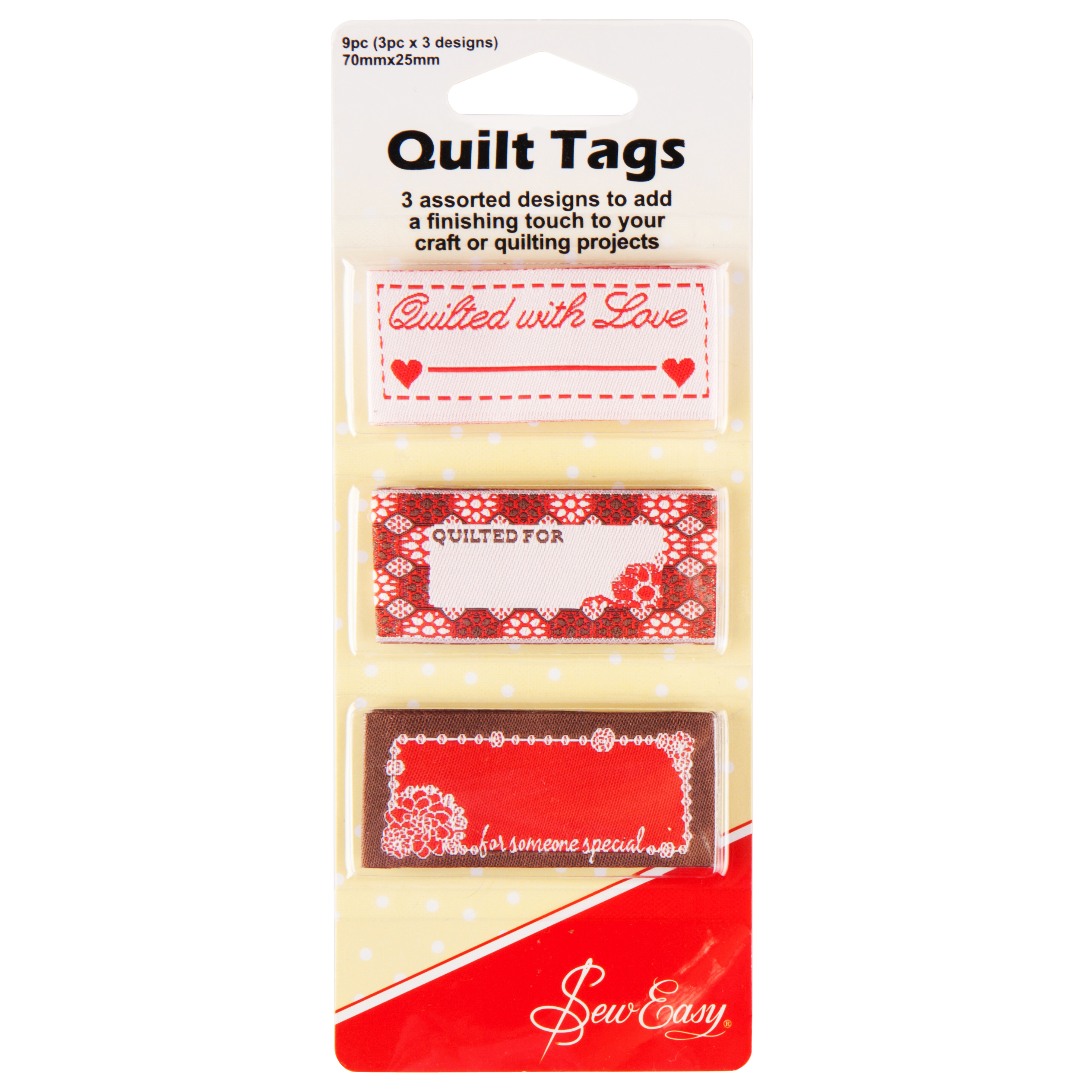 Picture of Quilt Tags: Quilted For