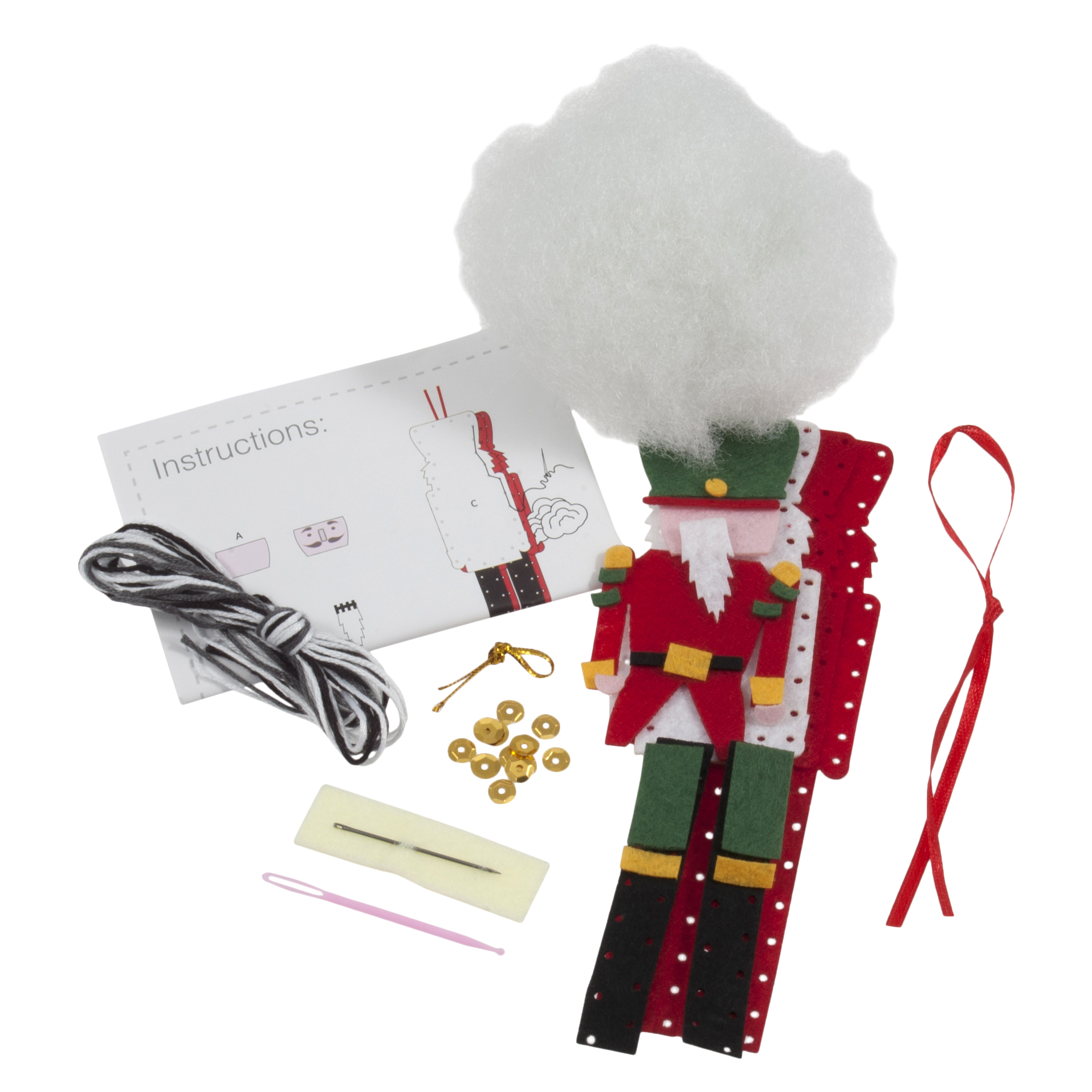 Picture of Felt Decoration Kit: Christmas: Nutcracker