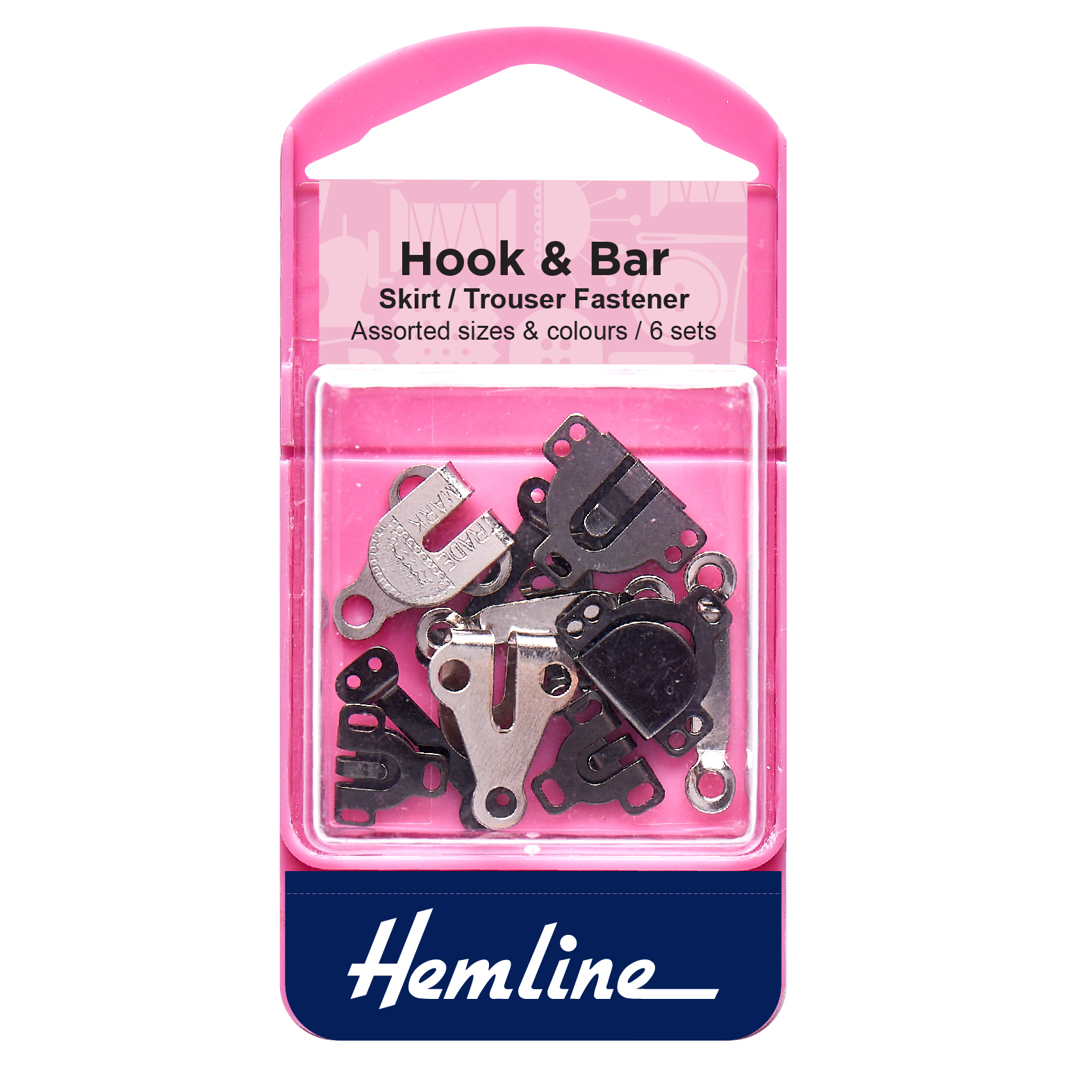 Hook & Bar Black & Nickel Assorted Hemline Groves and Banks