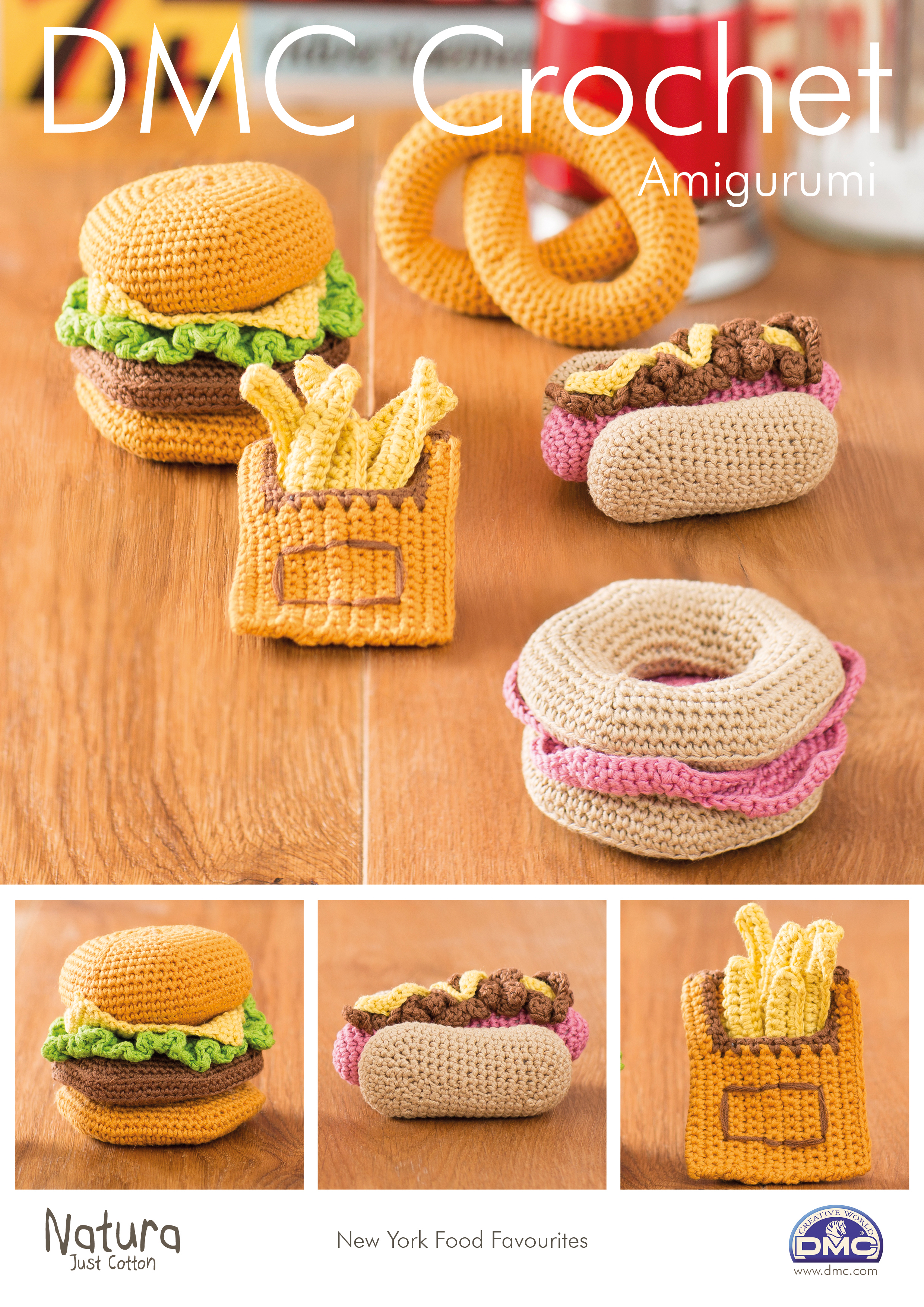 Picture of DMC Crochet Pattern: New York Food Favourites
