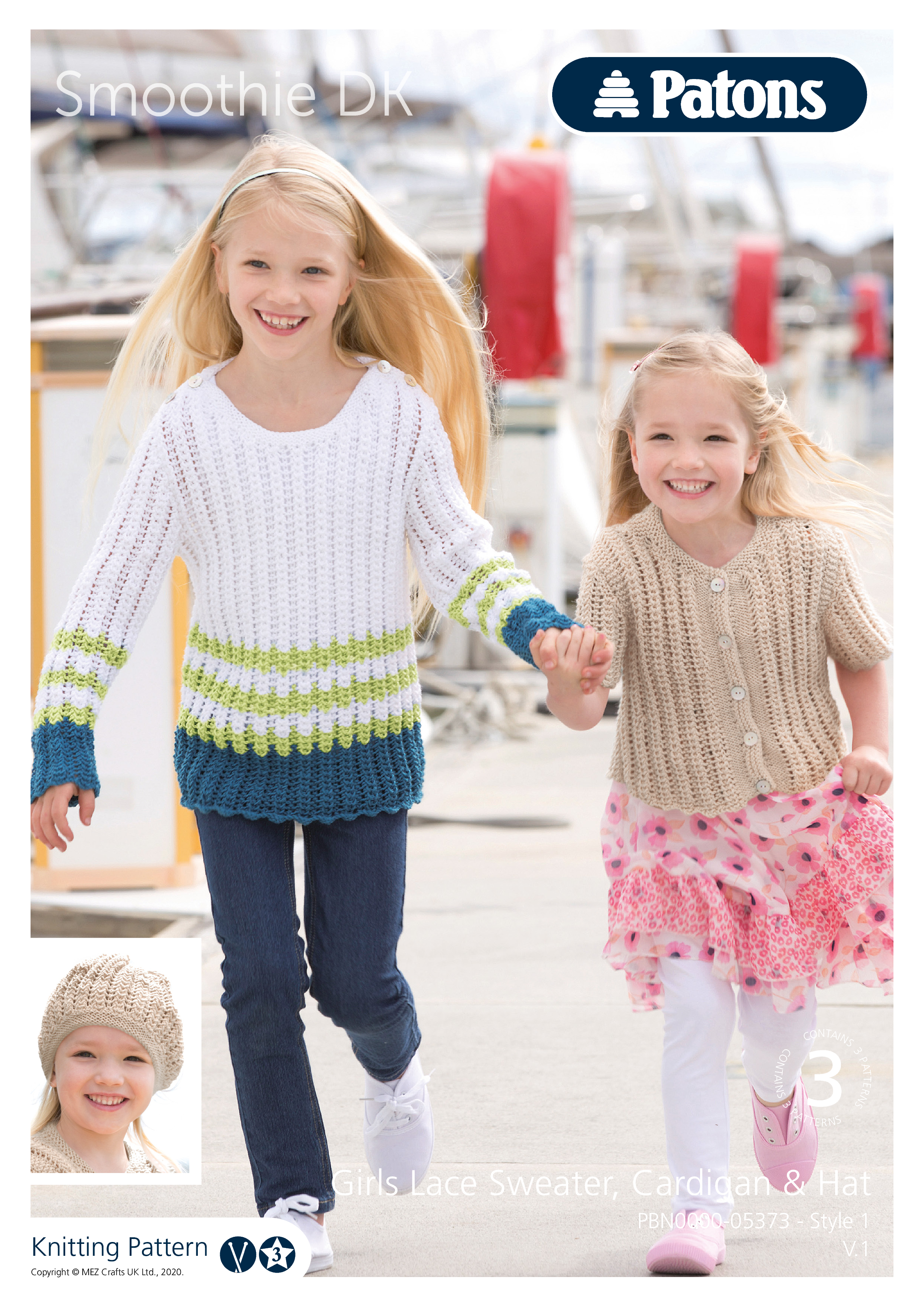 Picture of Patons Pattern Leaflet: Smoothie DK: Kids