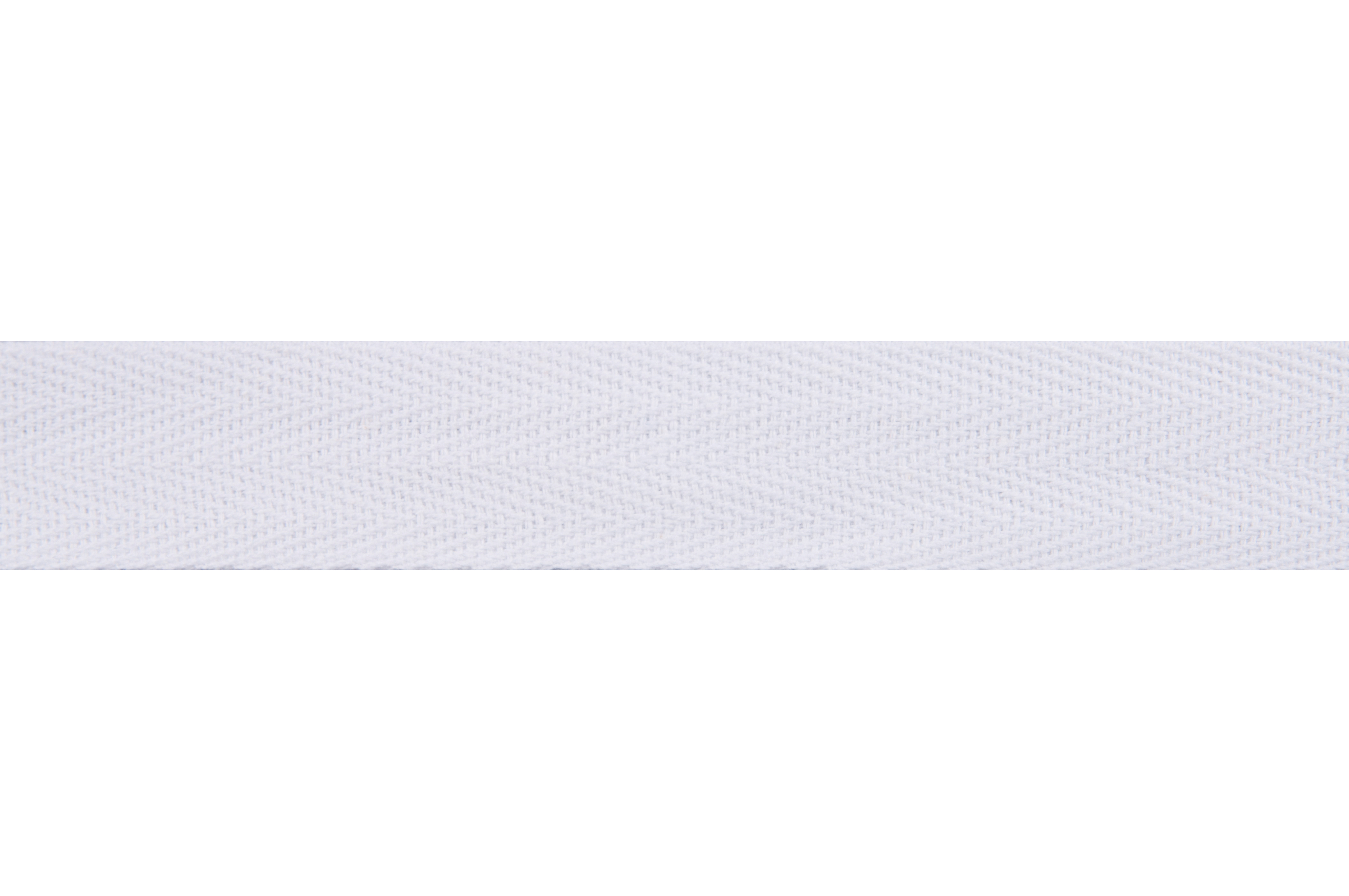 Trim Tape Herringbone 25m x 25mm White Essential Trimmings