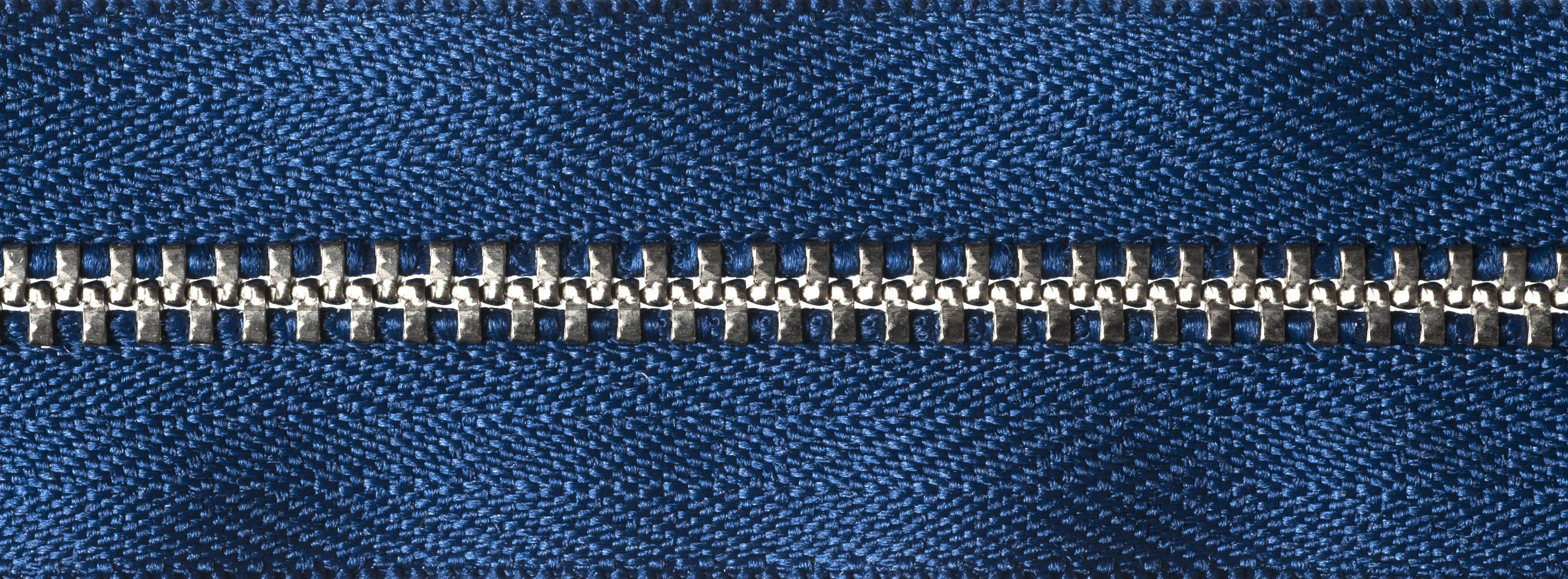 Metal Trouser Zip 18cm Royal Blue YKK Groves and Banks