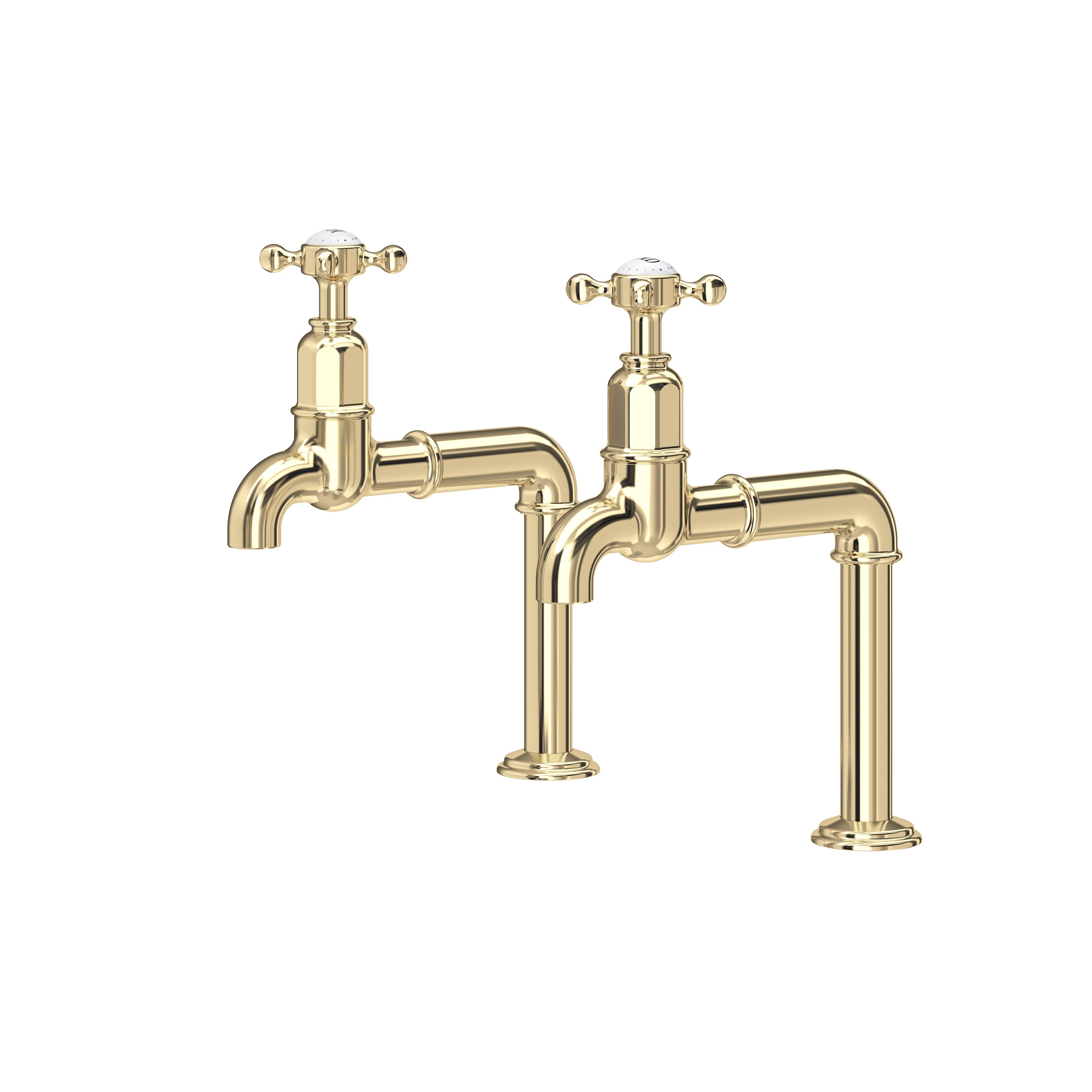 Ionian Deck mounted bibcock taps