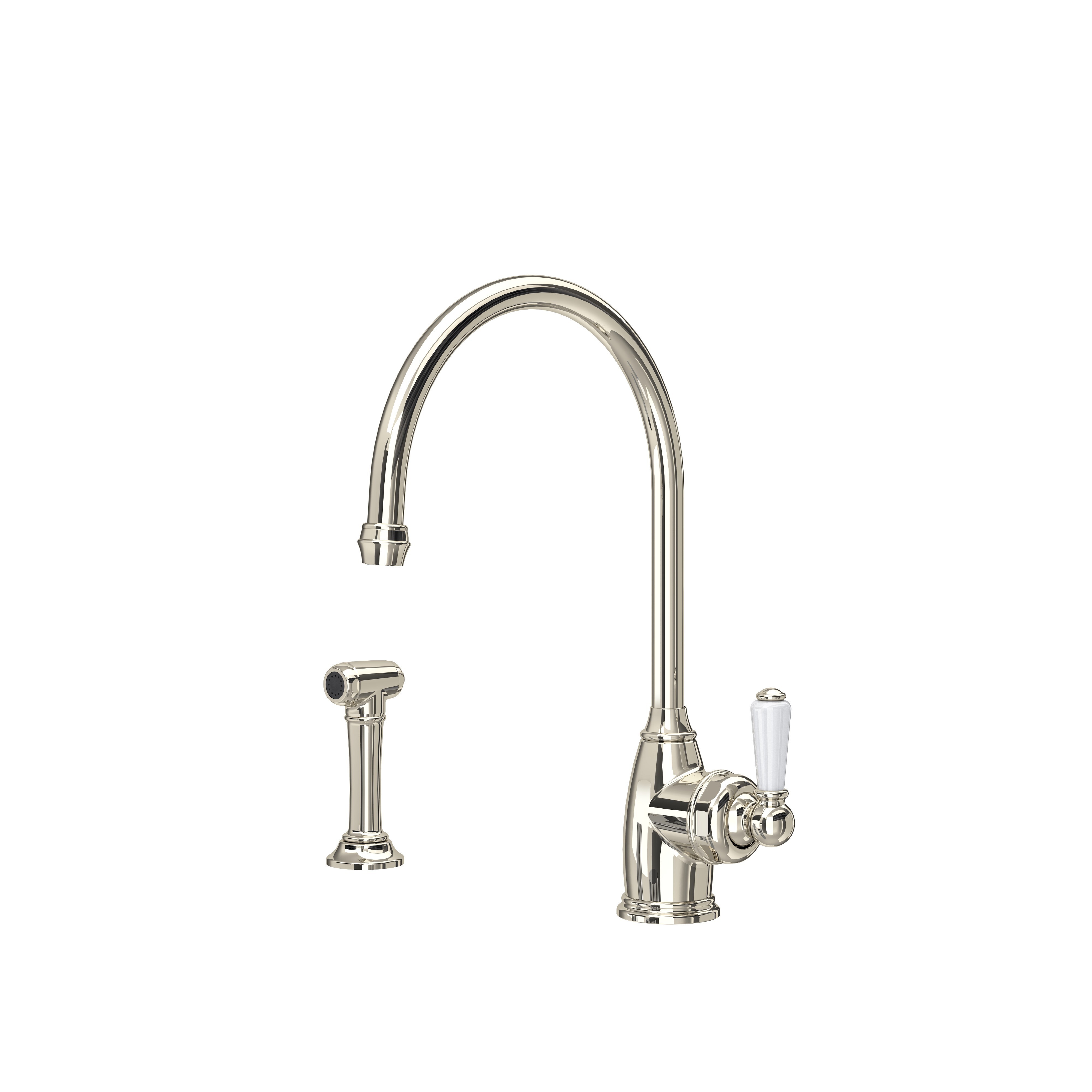 Phoenician Monobloc sink mixer with rinse
