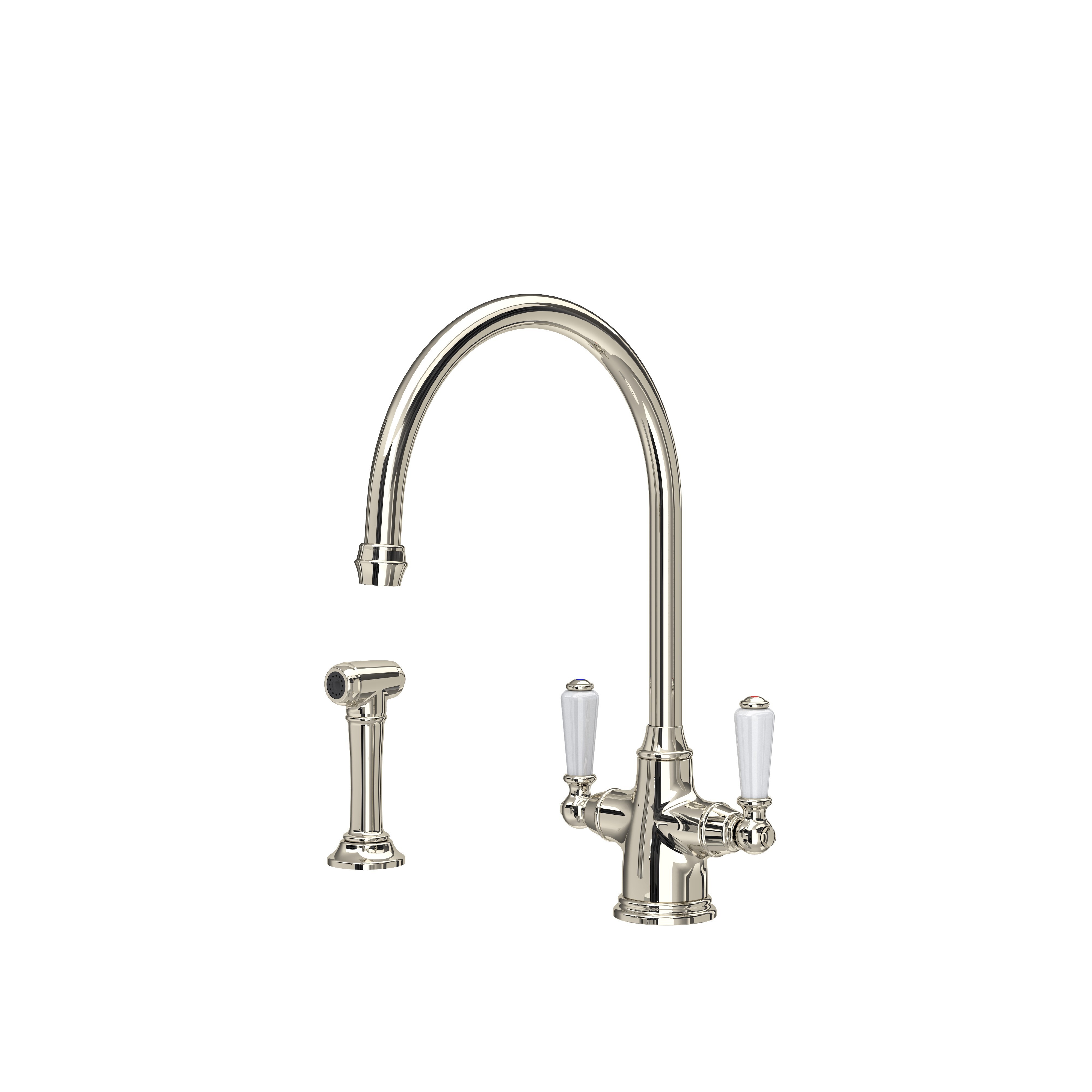 Phoenician Monobloc sink mixer with rinse