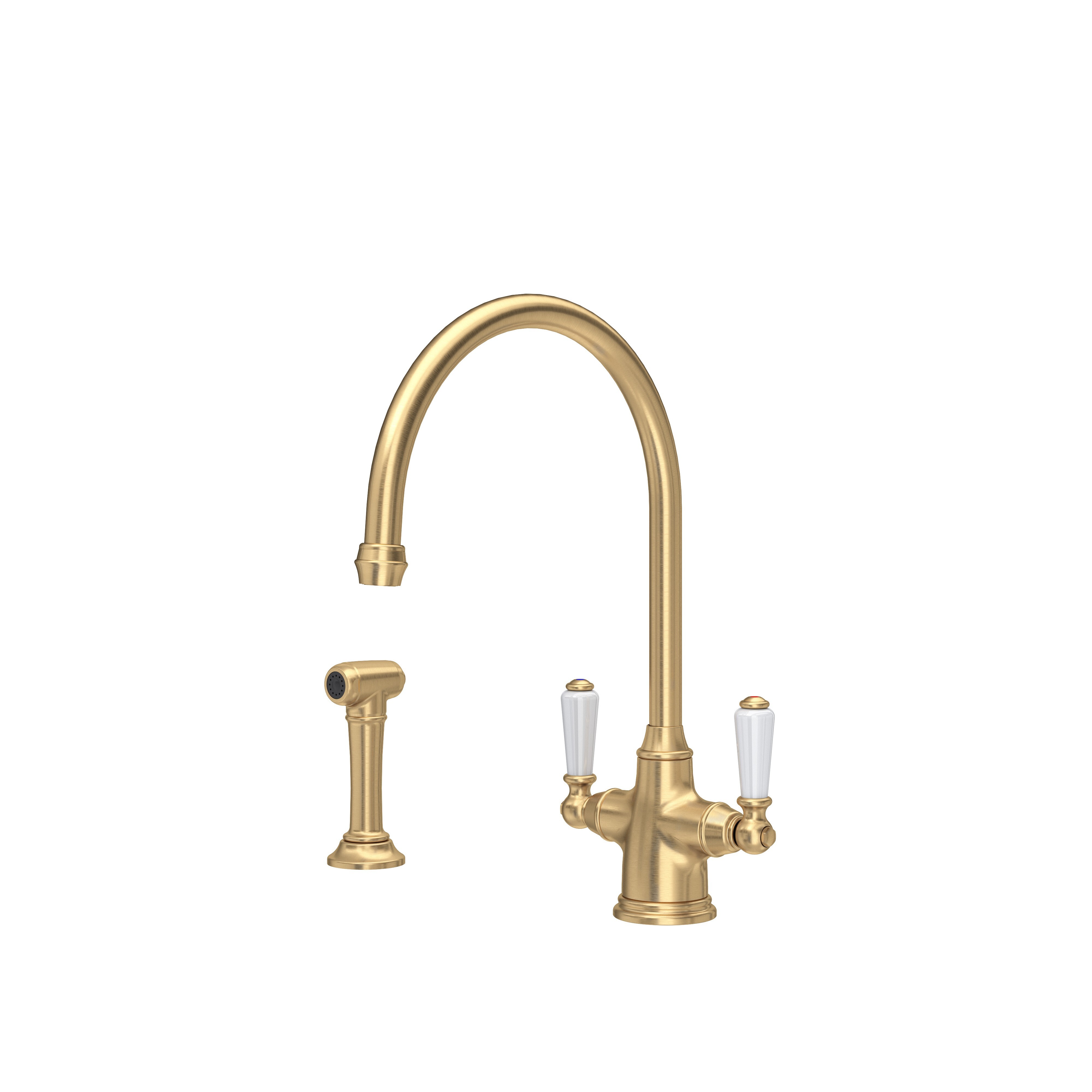 Phoenician Monobloc sink mixer with rinse