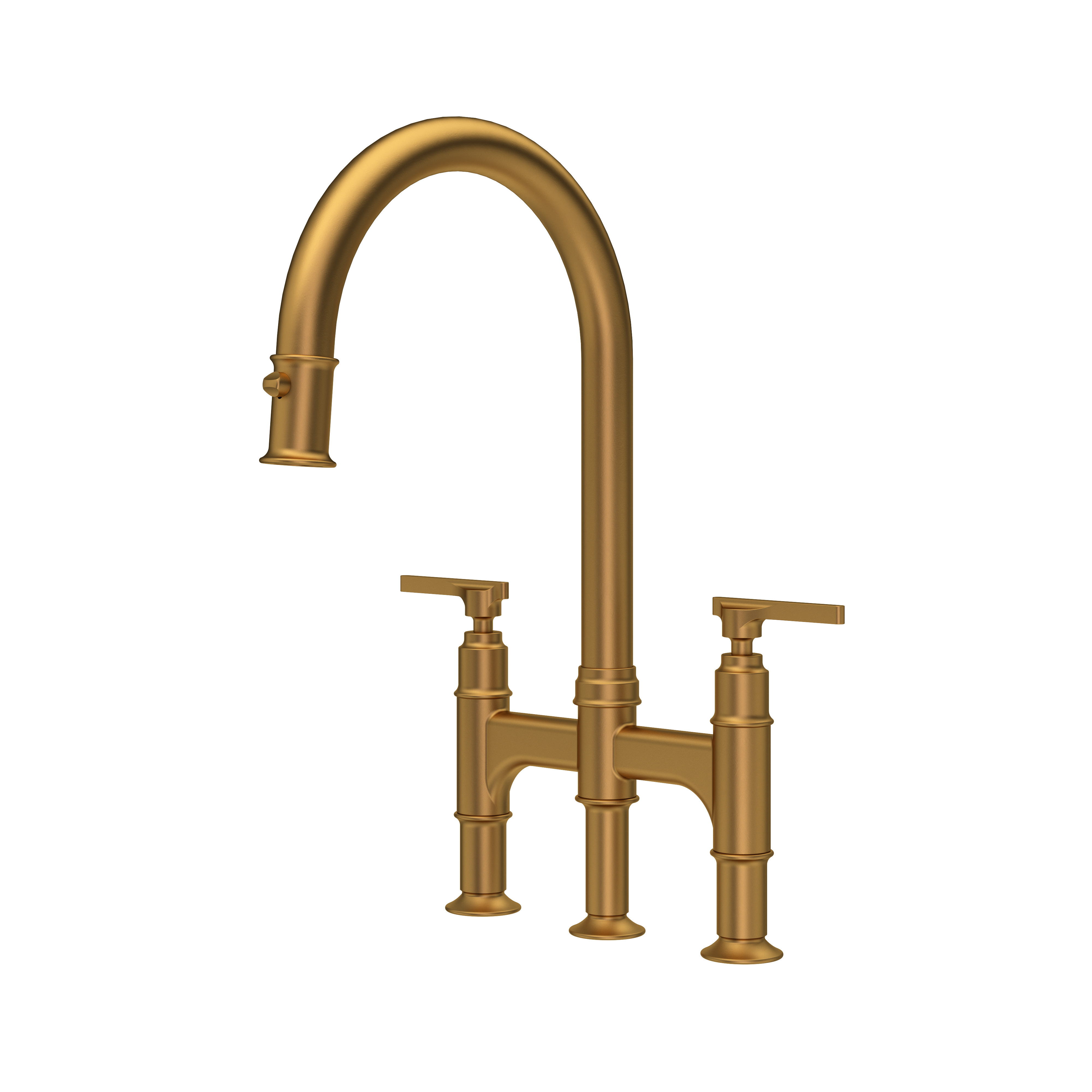Southbank Bridge sink mixer with pull-down rinse