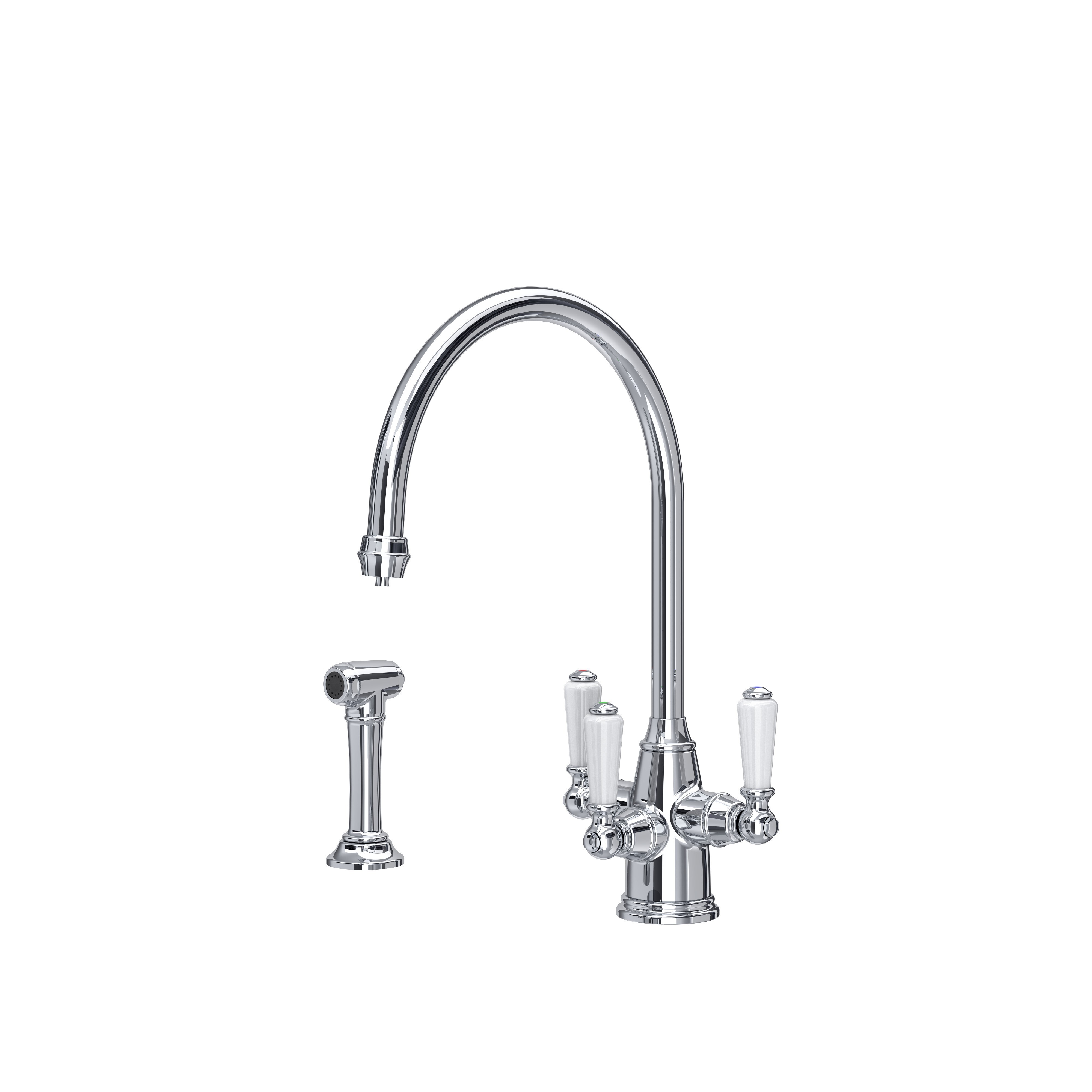 Phoenician Sink mixer with filtration and rinse