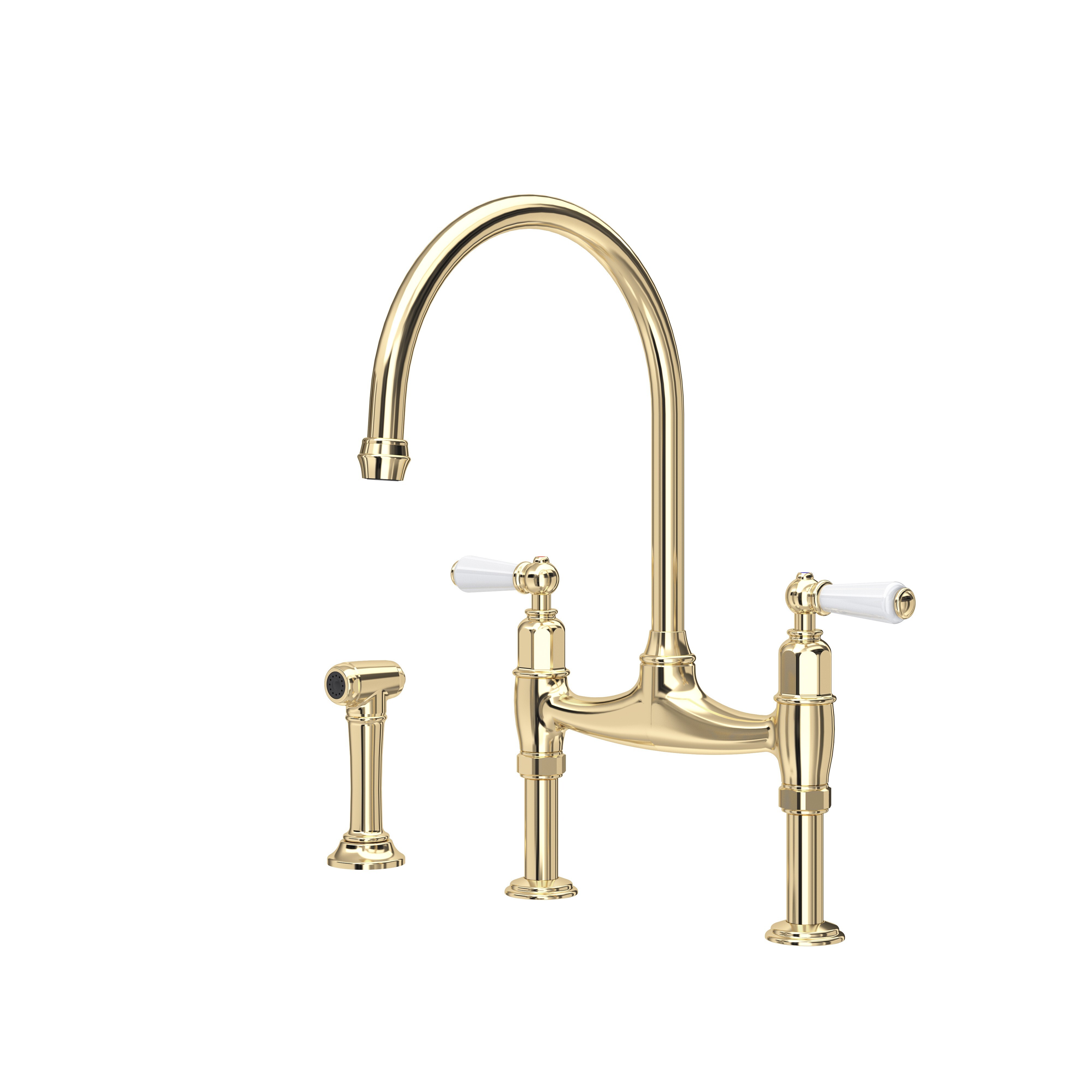 Ionian Bridge sink mixer with rinse