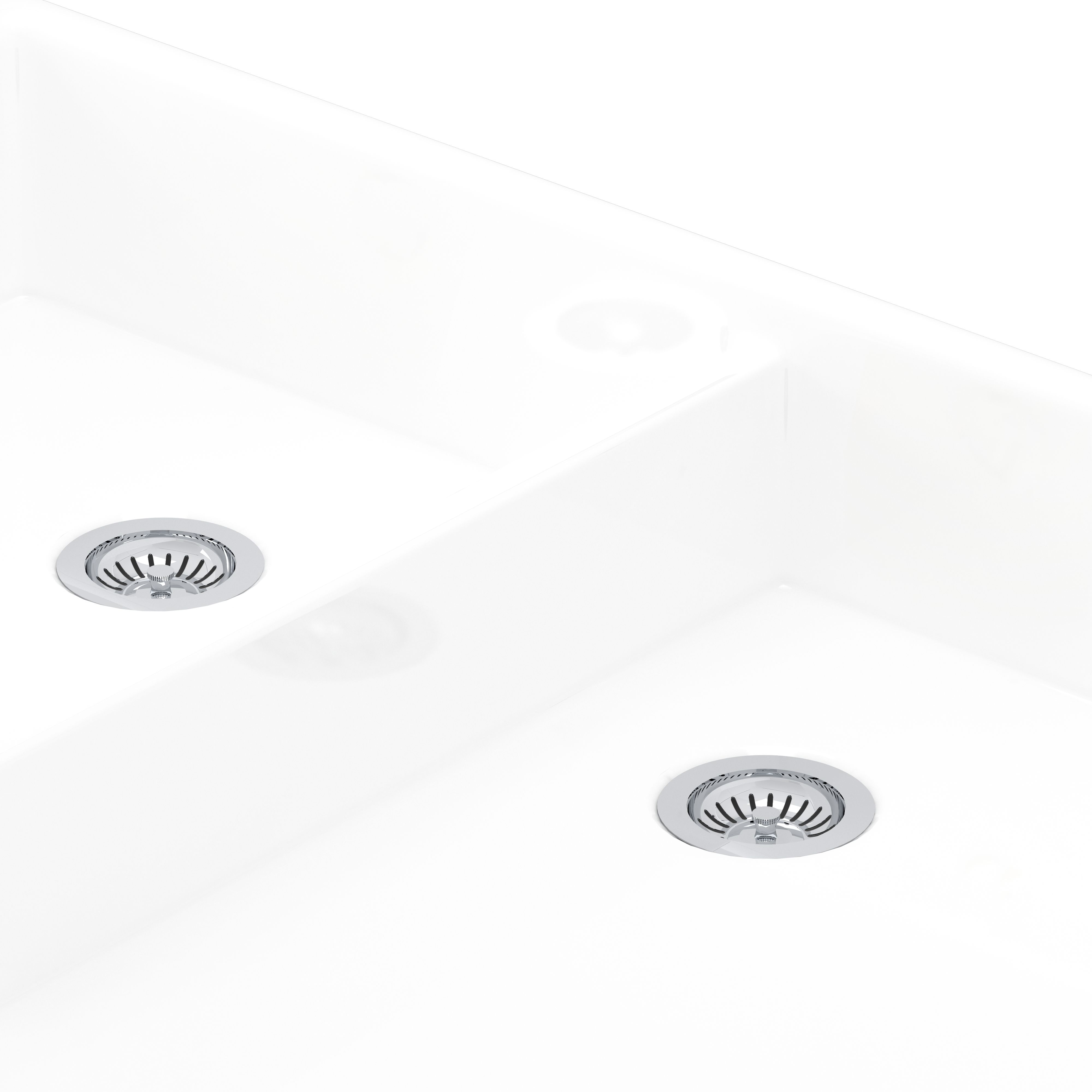 Sada odpadu pro dvojité umyvadlo (bez přepadu)