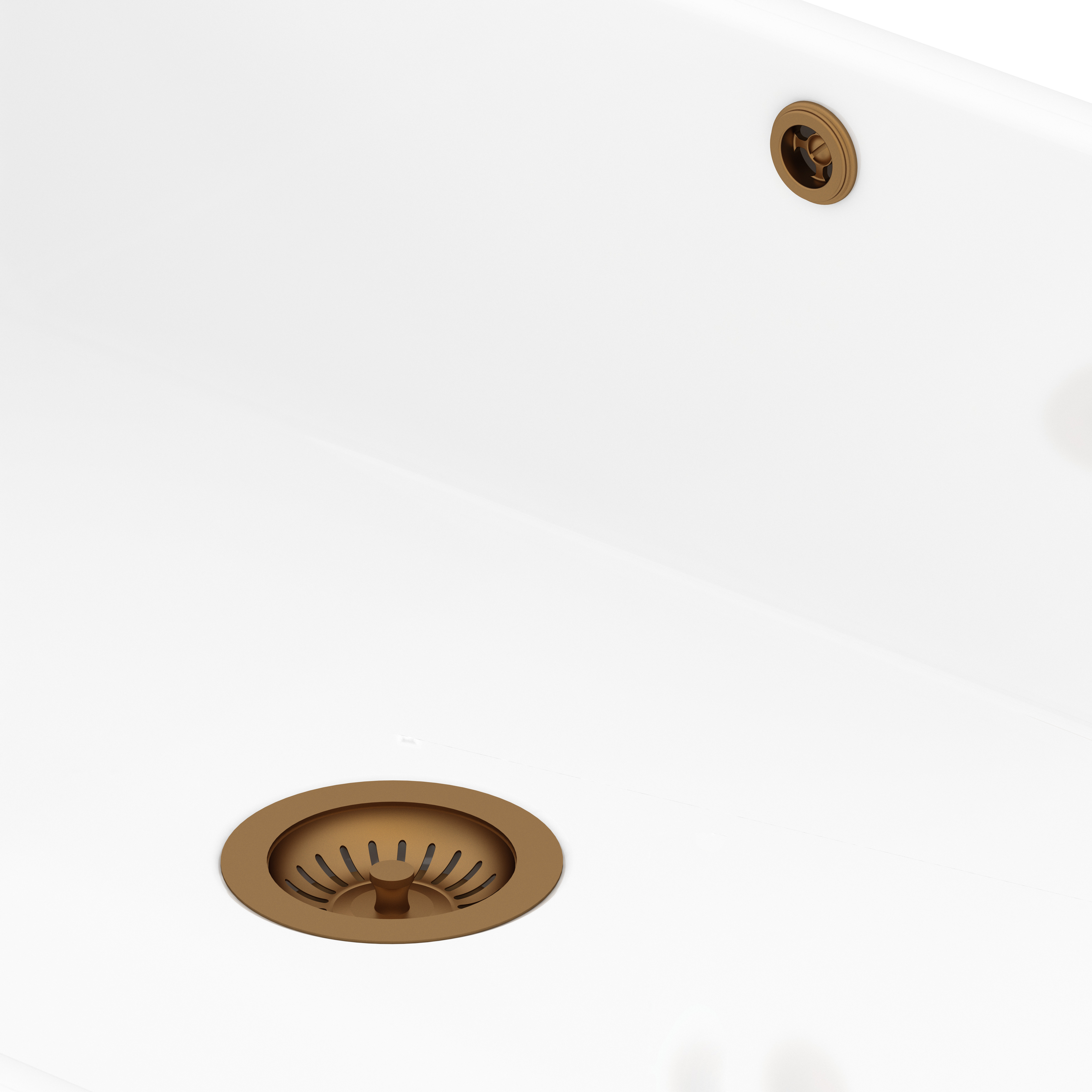 Sada odpadu a přepadu pro jednu misku