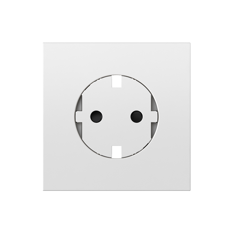 Tapa para enchufe schuko CLEAN modular blanco mate Simon 360