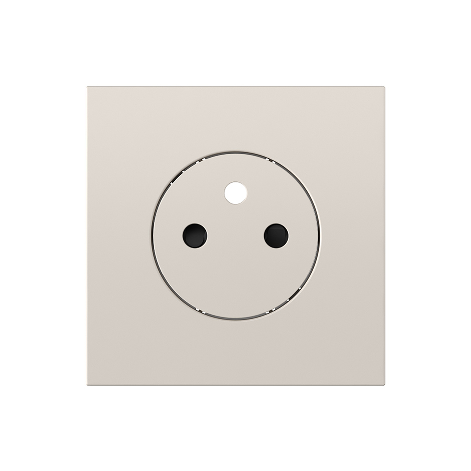 Cover for modular French socket CLEAN sand matte Simon 360