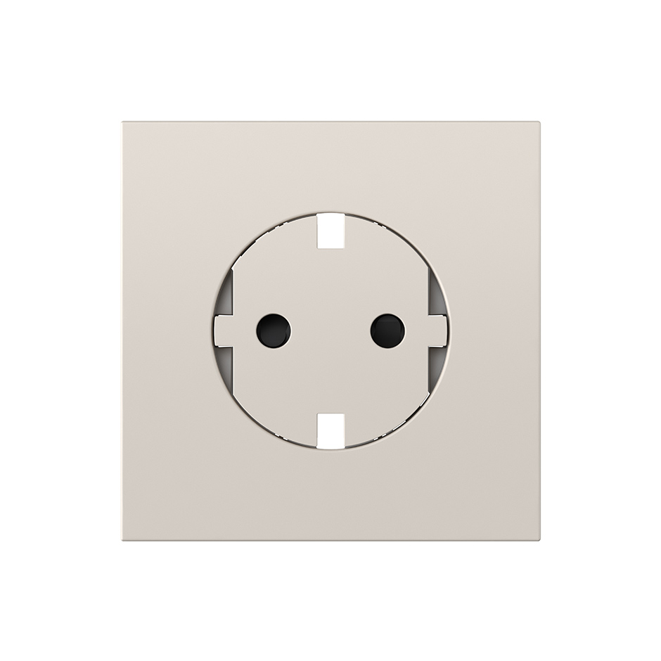 Cover for CLEAN modular schuko socket sand matte Simon 360