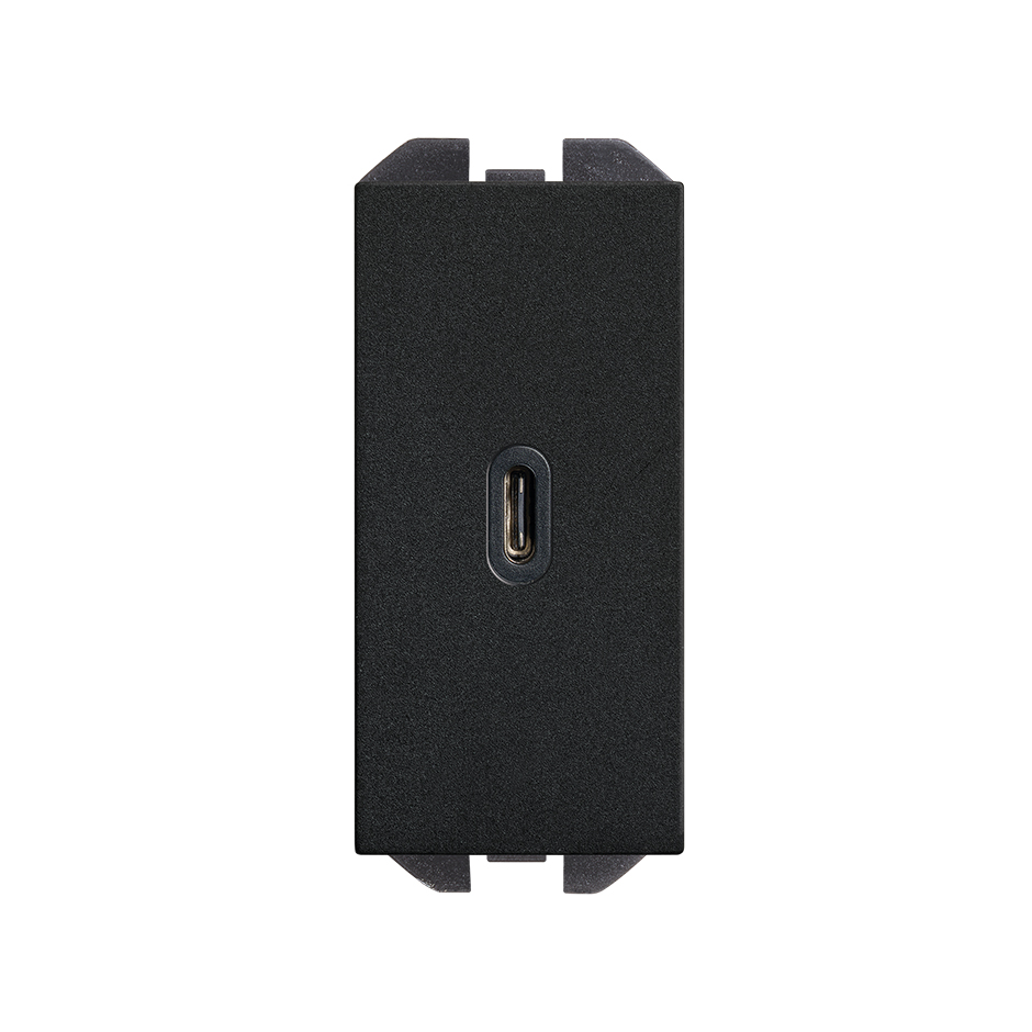 USB C charger 20W Power Delivery matt black Simon 270