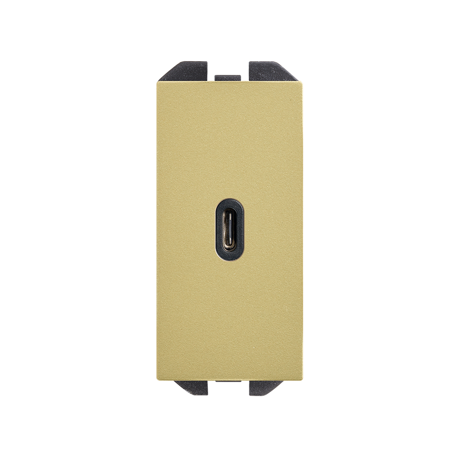 Cargador USB C 20W Power Delivery bronce Simon 270