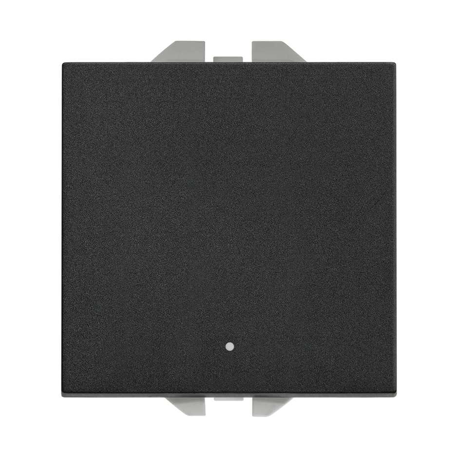 2-way intermediate switch 10AX 230V~ with built-in light and fast terminal connection system matt black Simon 270