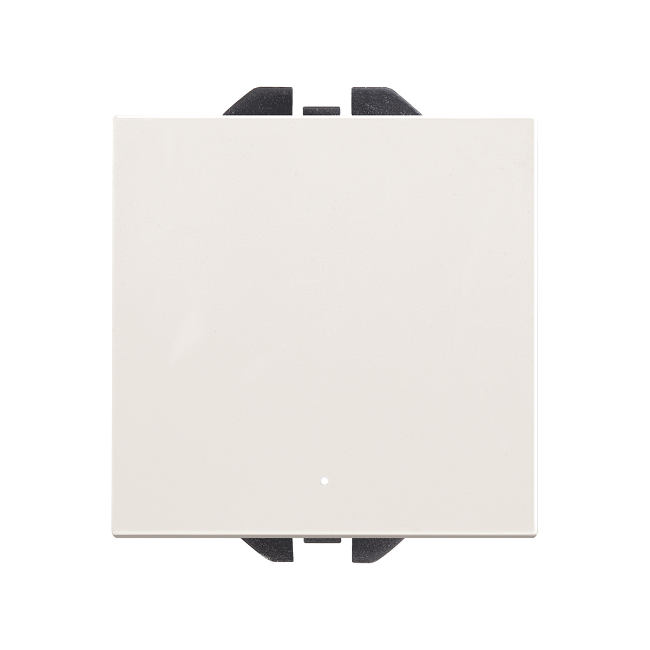 Interruptor switch 10AX 230V~ com luz incorporada e sistema de ligação rápida por terminais branco mate Simon 270