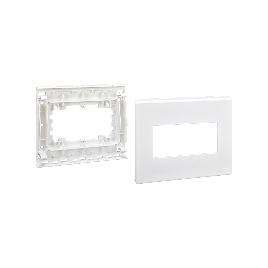 Accessoire châssis et cadre pour mécanismes Cima pour goulotte passe-câbles 130x55mm