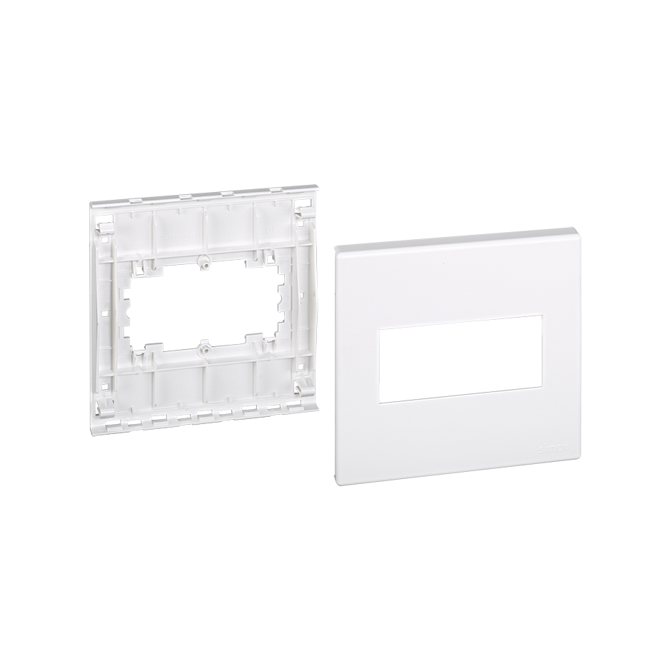 Accessoire châssis et cadre pour mécanismes Cima pour goulotte passe-câbles 160x55mm