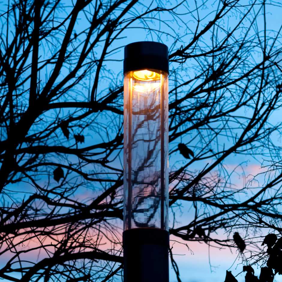 Simon Kuma urban luminaire with RJ optics, 4000 K, 24 W, 700 mA, 1N w/o dimming Aluminium