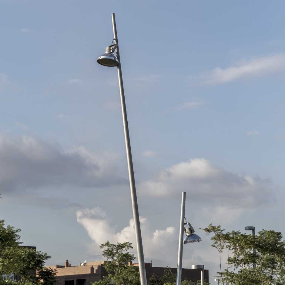 Simon Lore M spotlight luminaire with RJ optics, 4000 K, 109 W, 530 mA, 1N w/o dimming White aluminium