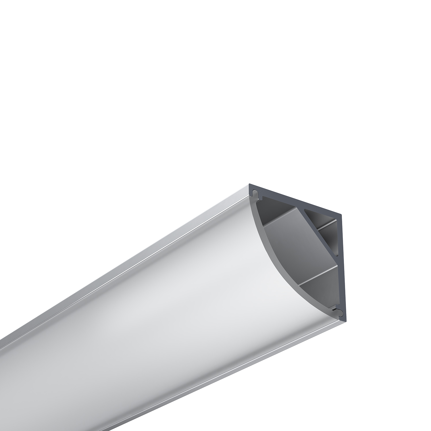 Difusor opal para perfilería angular redonda