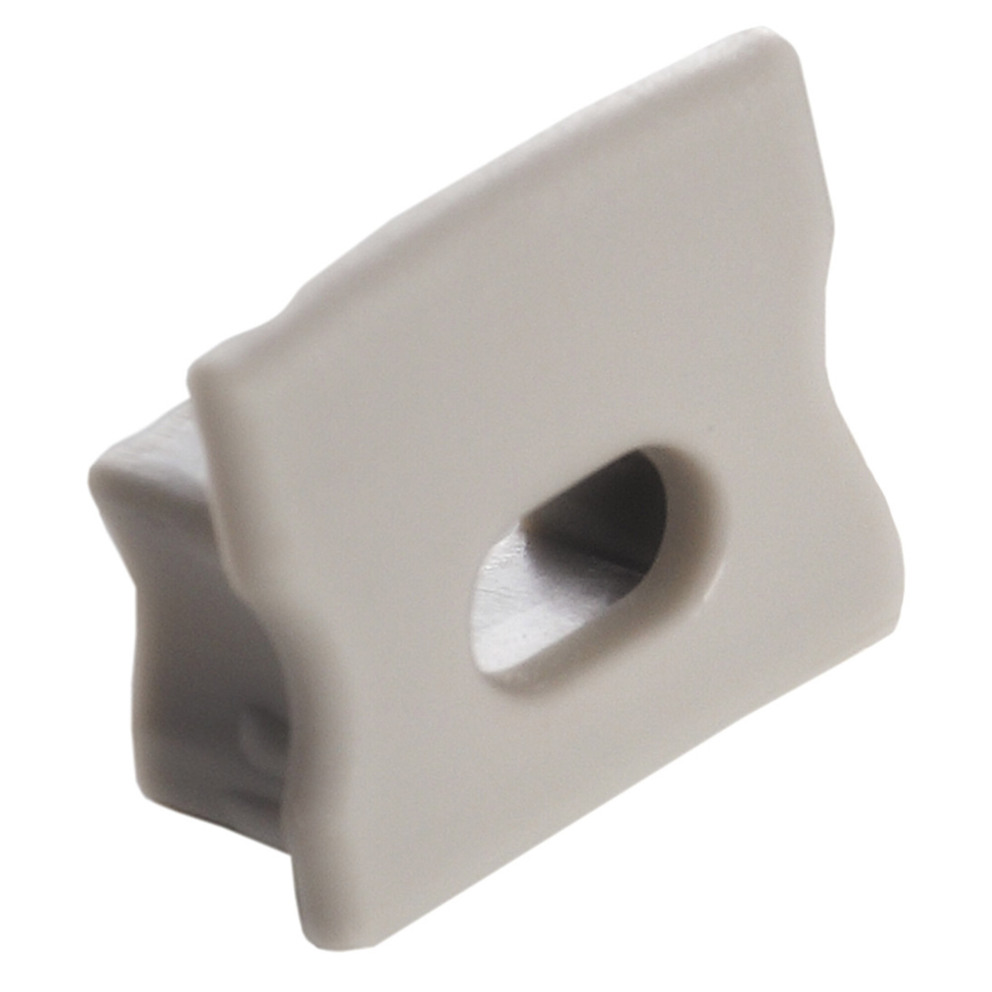Capot initial pour profilé de surface, finition blanc