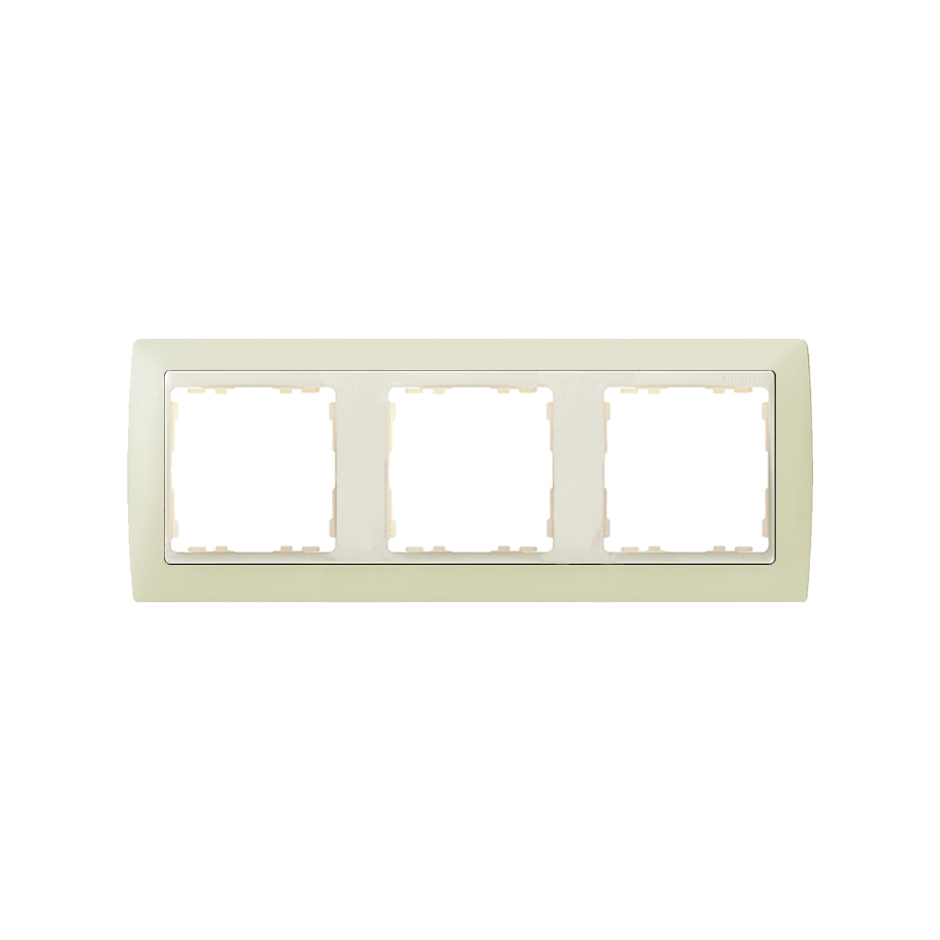 Frame for 3 elements ivory Simon 82