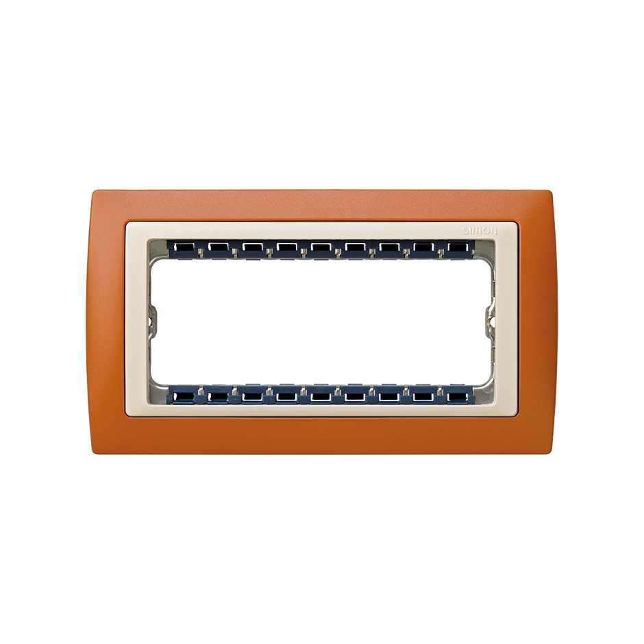 Frame 5 half elements with frame holder 1 row tarraco interior ivory Simon 82 Centralisations