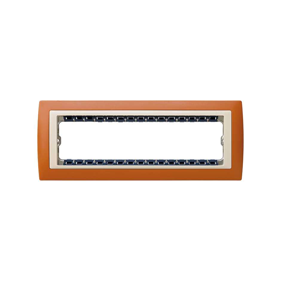Frame 4 elements with frame holder 1 row tarraco interior ivory Simon 82 Centralisations