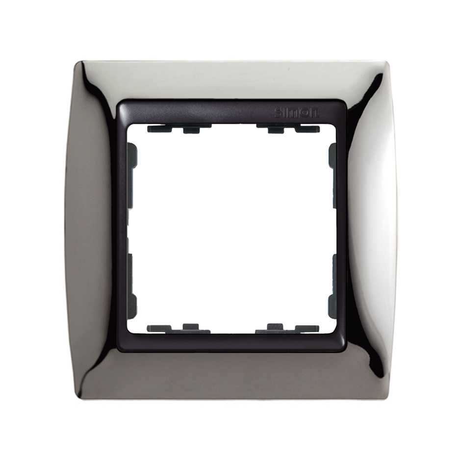 Frame for 1 element dark steel interior graphite Simon 82