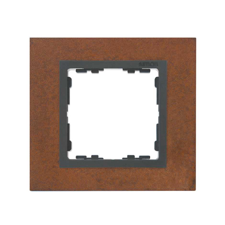 Frame for 1 element rust interior graphite Simon 82 Nature