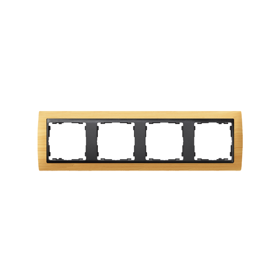 Frame for 4 elements pine interior graphite Simon 82