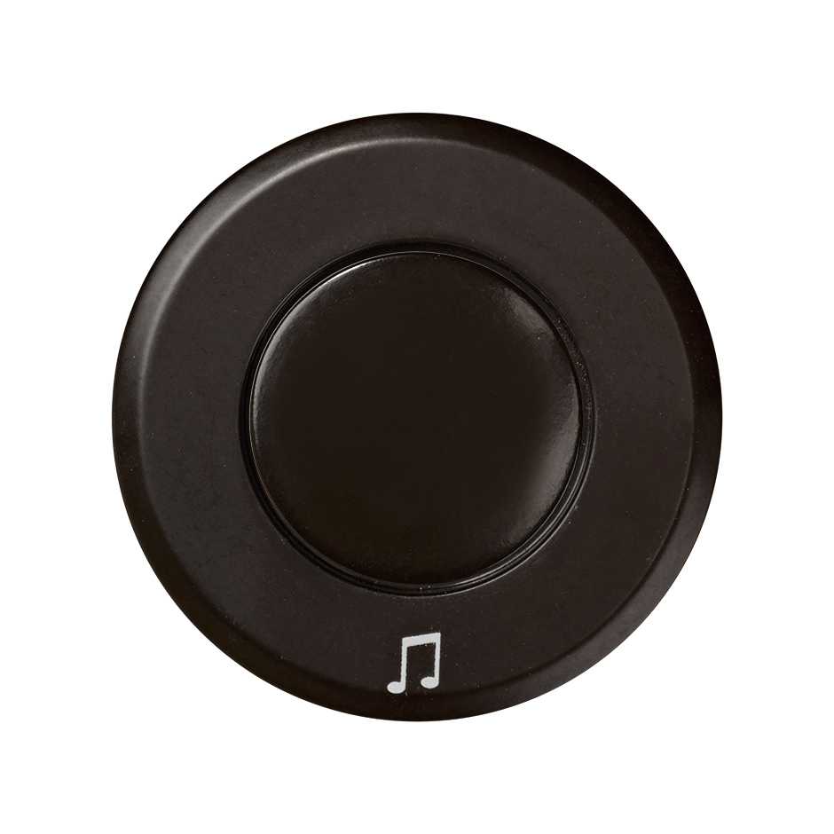 Plate for background music regulators with musical note symbol brown Simon 88