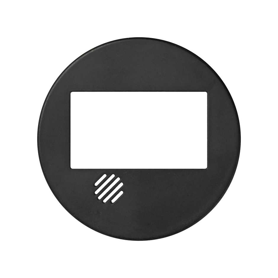 Placa para mecanismos electrónicos grafito Simon 88