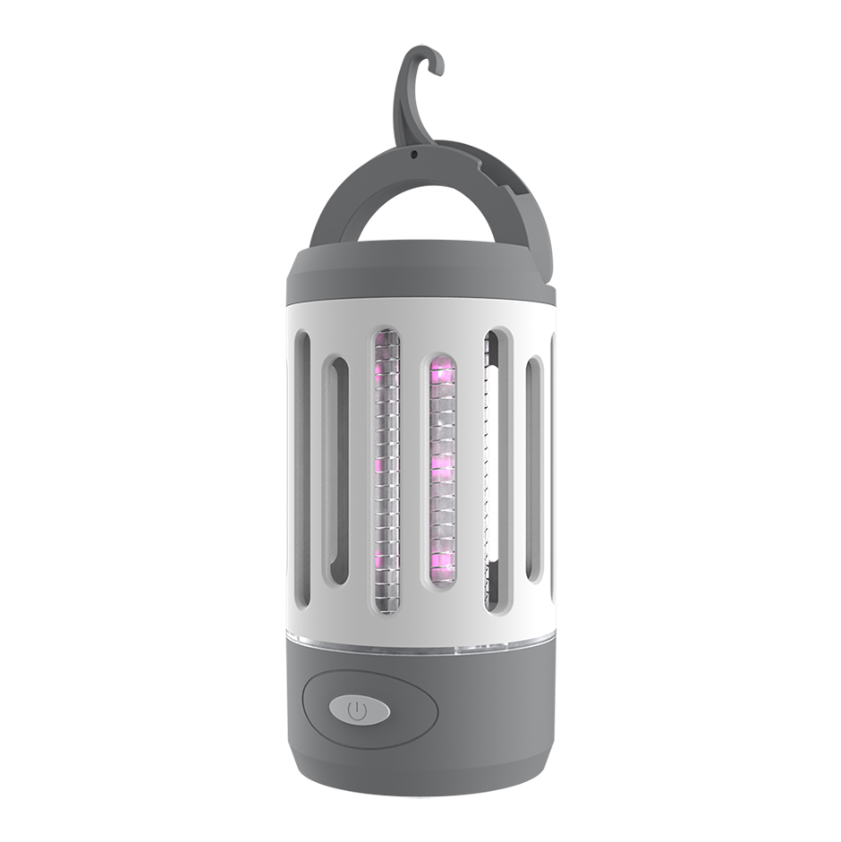Mata-mosquitos portátil com luz LED lanterna