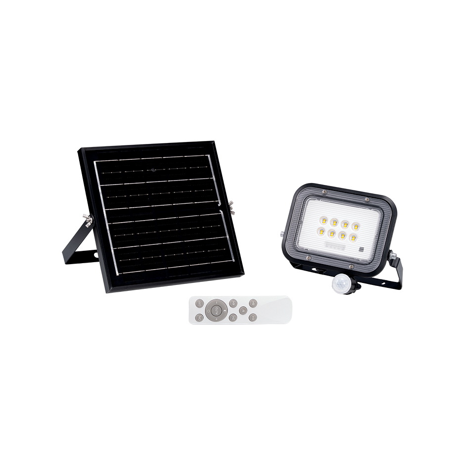 PROJECTEUR LED SOLAIRE PIR 30W 500 LUMENS LUMIÈRE NEUTRE 4000K IP65 SIMON