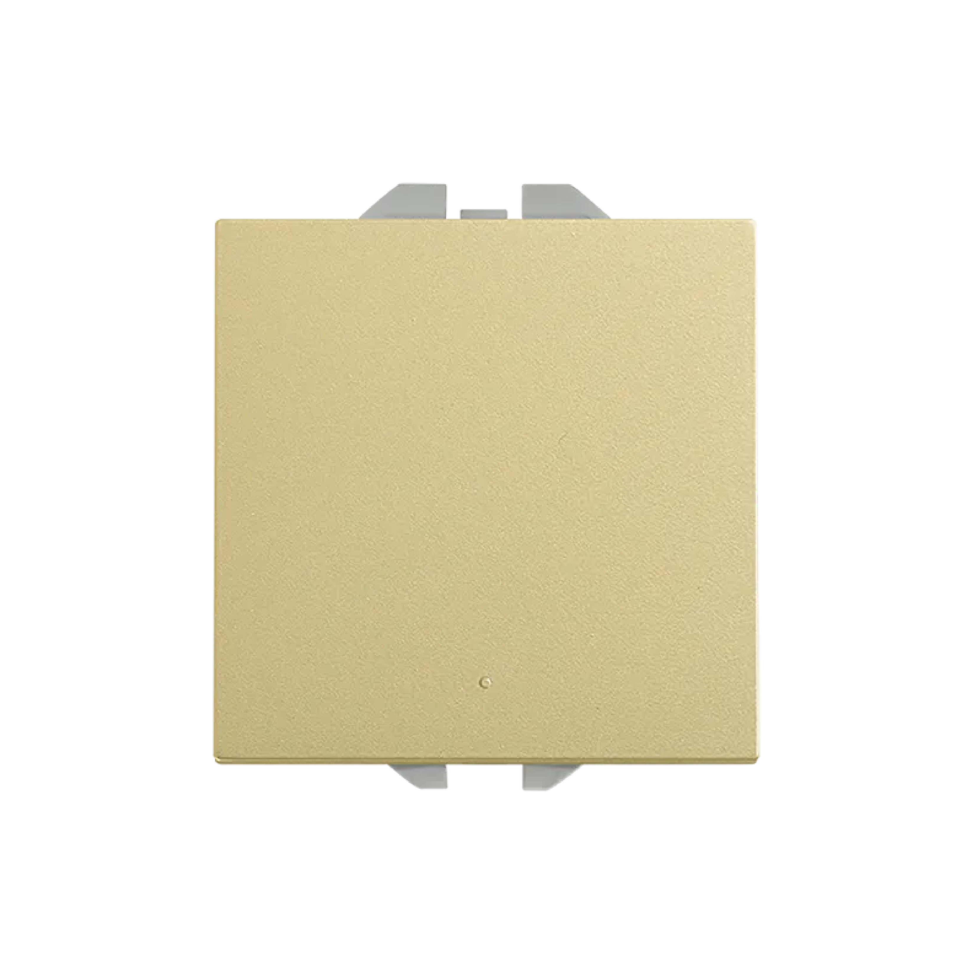 Bouton-poussoir neutre 10 A 230 V~ avec système de bornage rapide laiton Simon 270