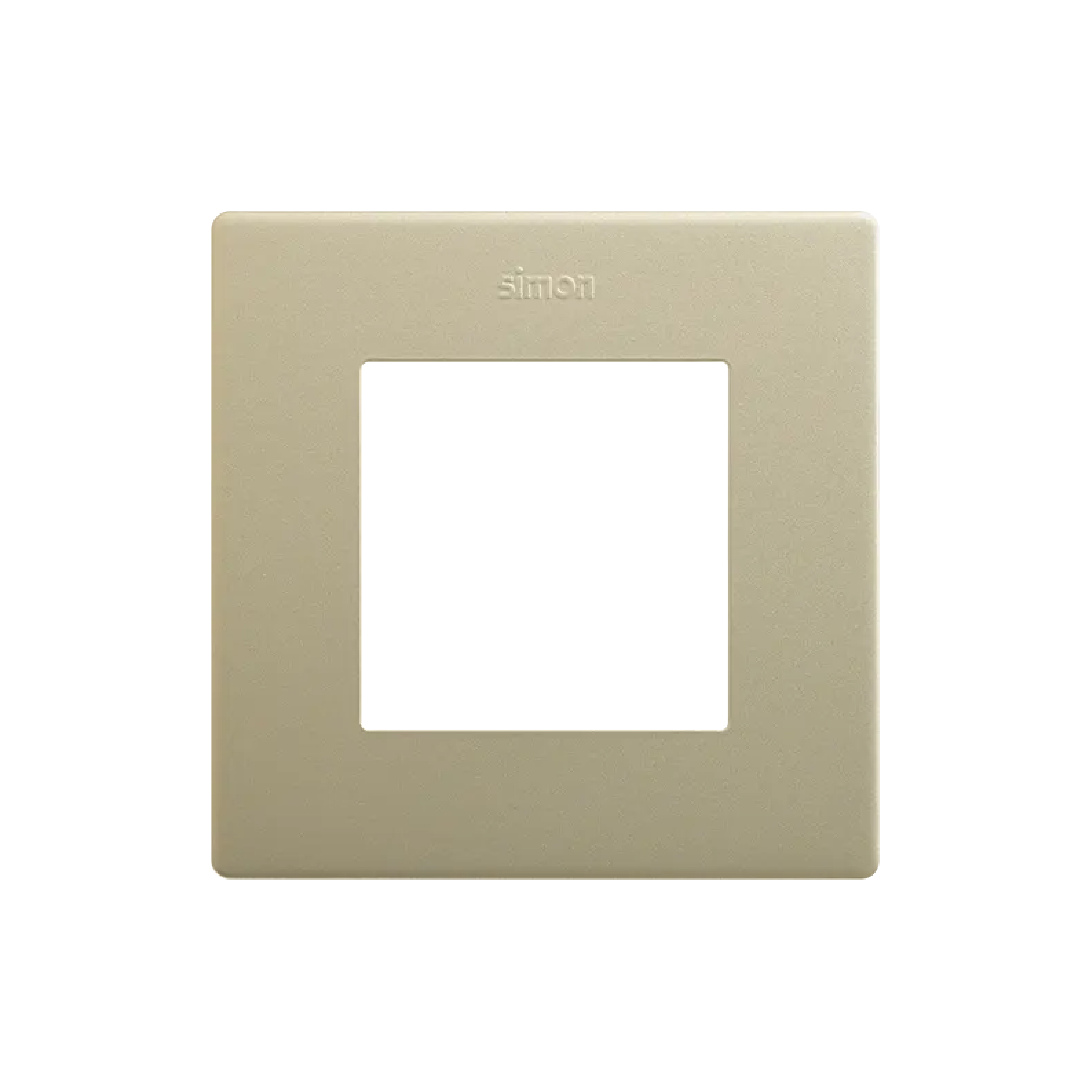 Cadre pour mécanismes IP44 avec 1 élément champagne Simon 270