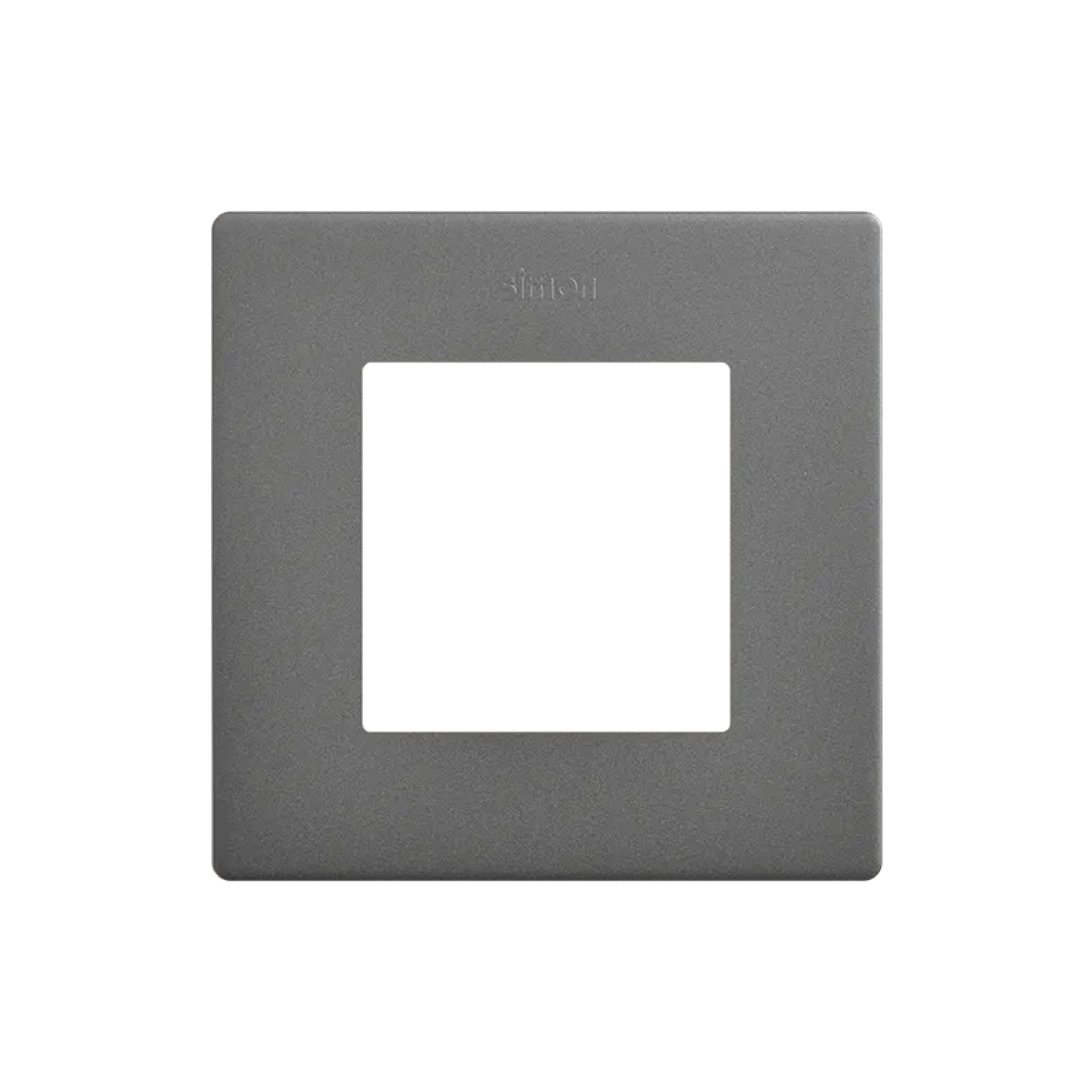 Frame for IP44 mechanisms for 1 element titanium Simon 270