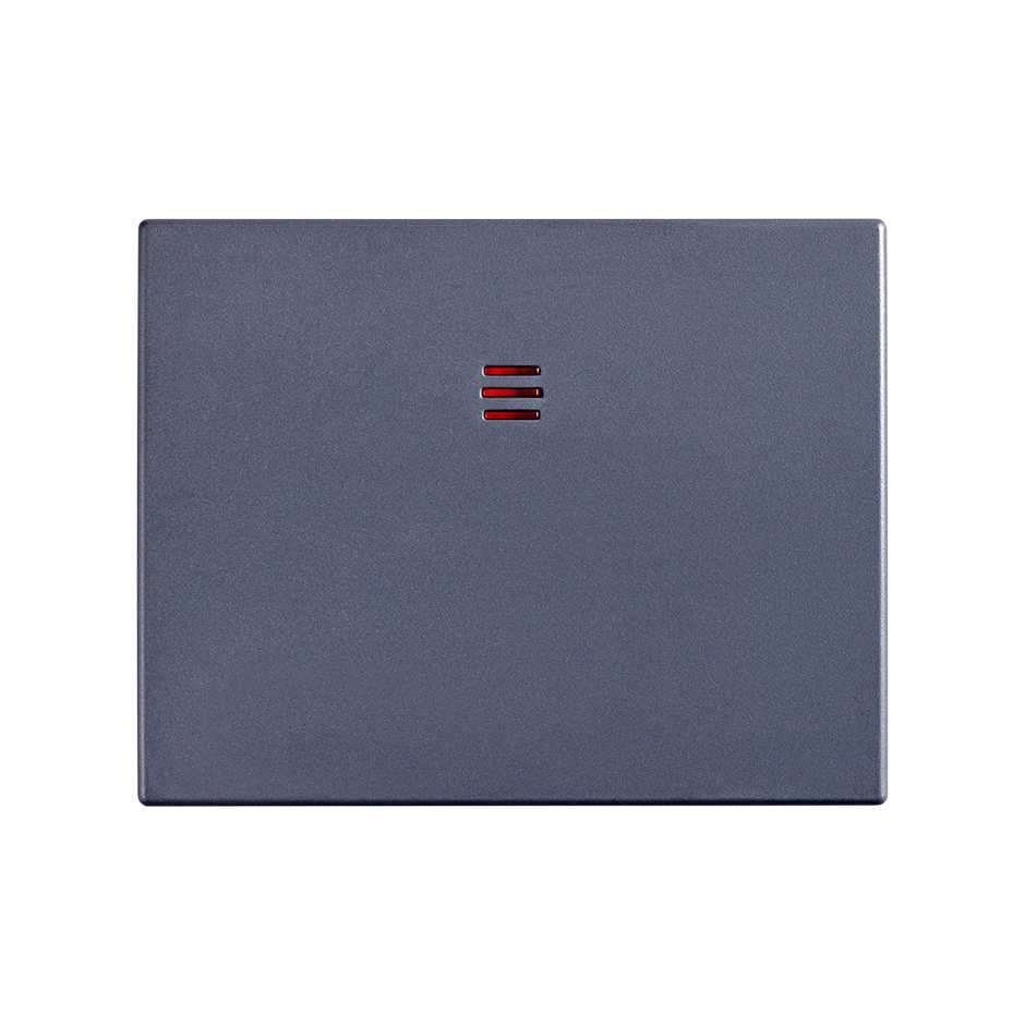 Tecla de 3 módulo con visor grafito Simon 82