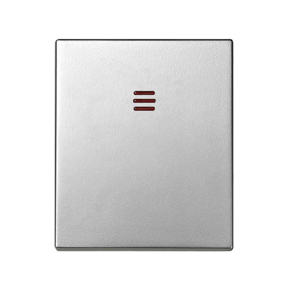 Tecla de 2 módulo con visors con visor aluminio Simon 82